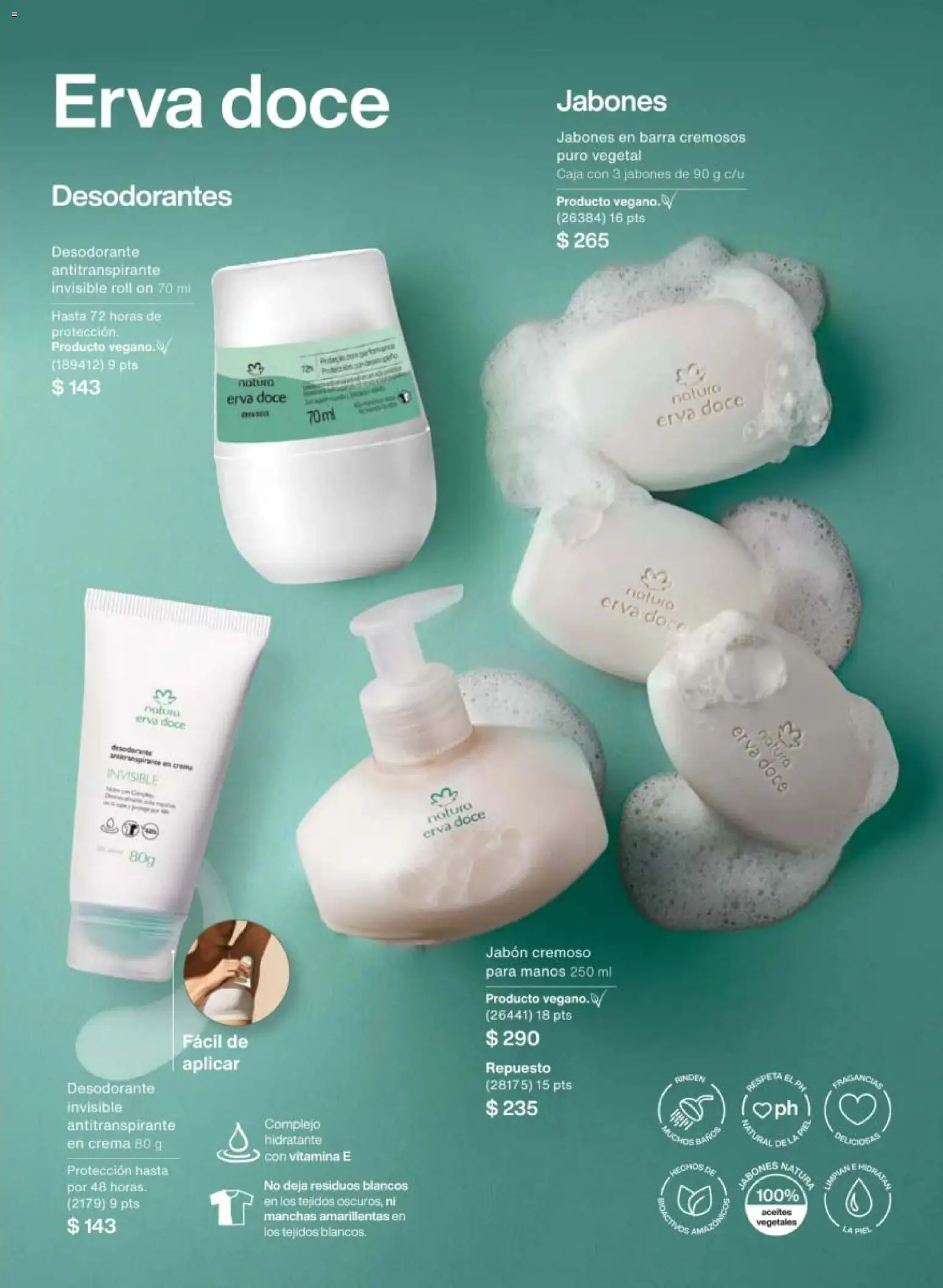 Nuevas ofertas de Natura válidas en toda la República Mexicana desde el 10.01.2026. ¡Encuentra las mejores ofertas en Natura campaña 2 2026! | Página: 167 | Productos: Desodorante, Antitranspirante, Barra, Caja