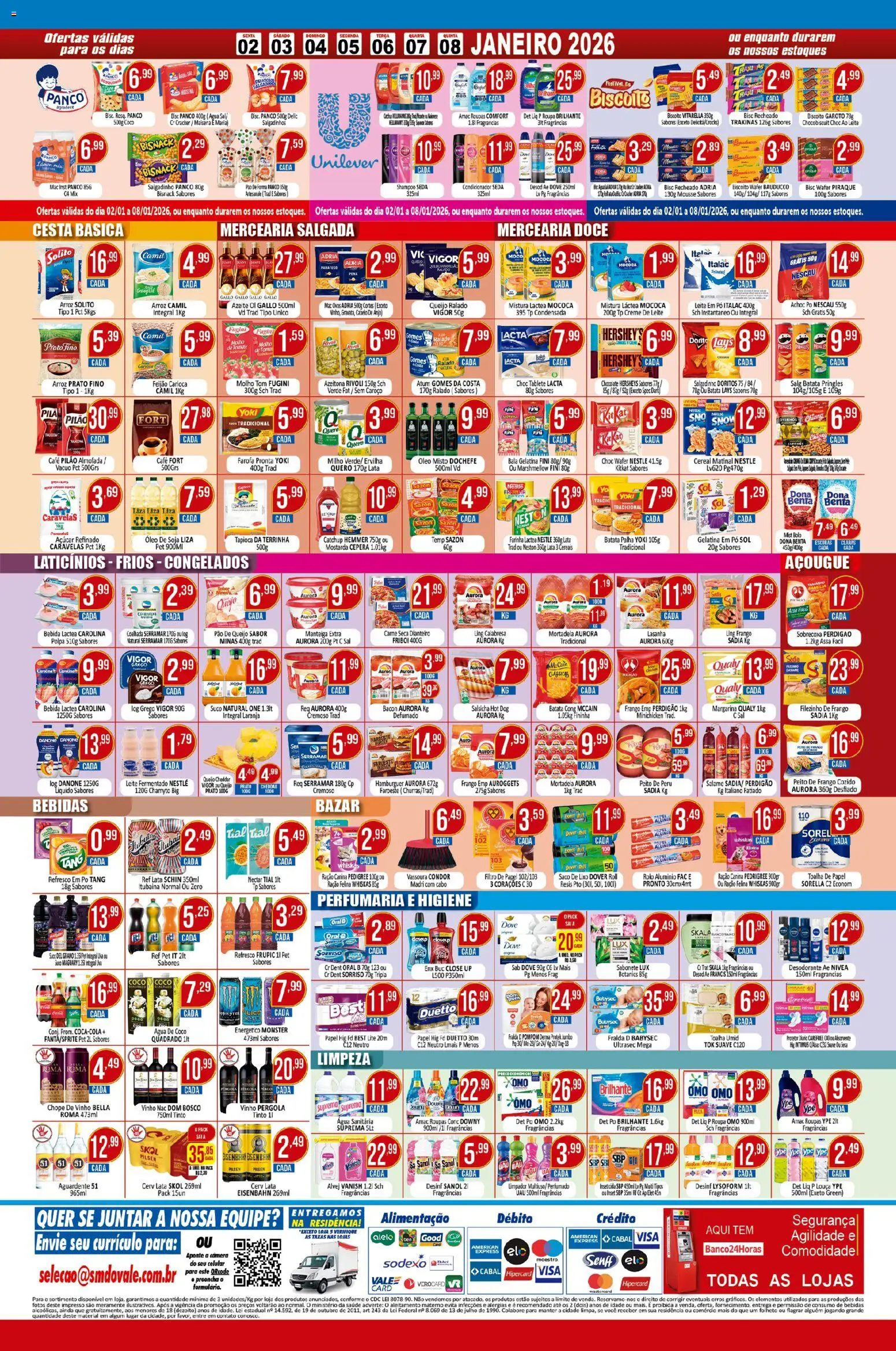 Dovale Folheto - válido de 02.01.2026 | Página: 2 | Produtos: Rolo, Café pilão, Inseticida, Leite em pó