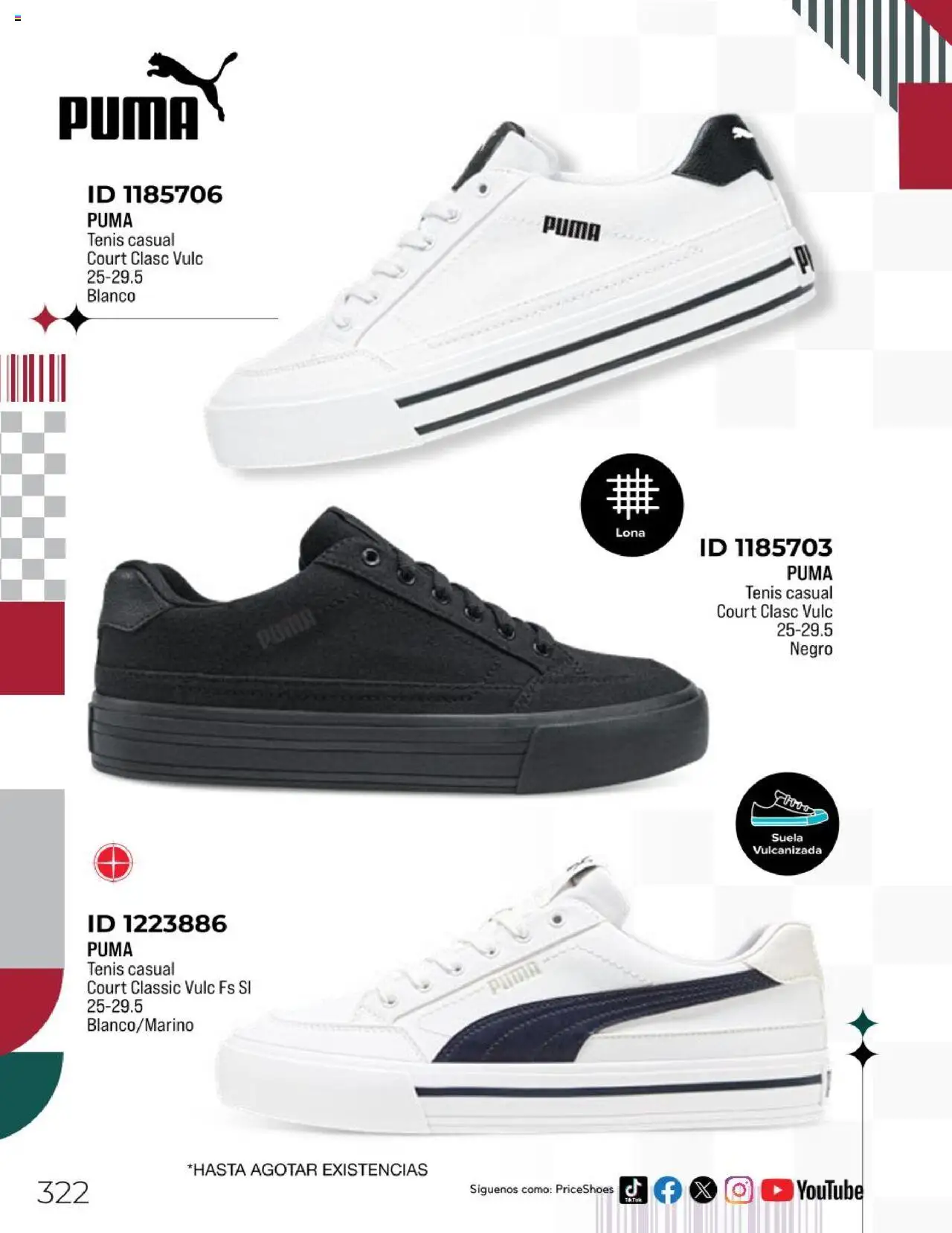 Nuevas ofertas de Price Shoes válidas en toda la República Mexicana desde el 05.05.2025. ¡Encuentra las mejores ofertas en Price Shoes catálogo Todo En 1 2025! | Página: 320 | Productos: Tenis, Lona