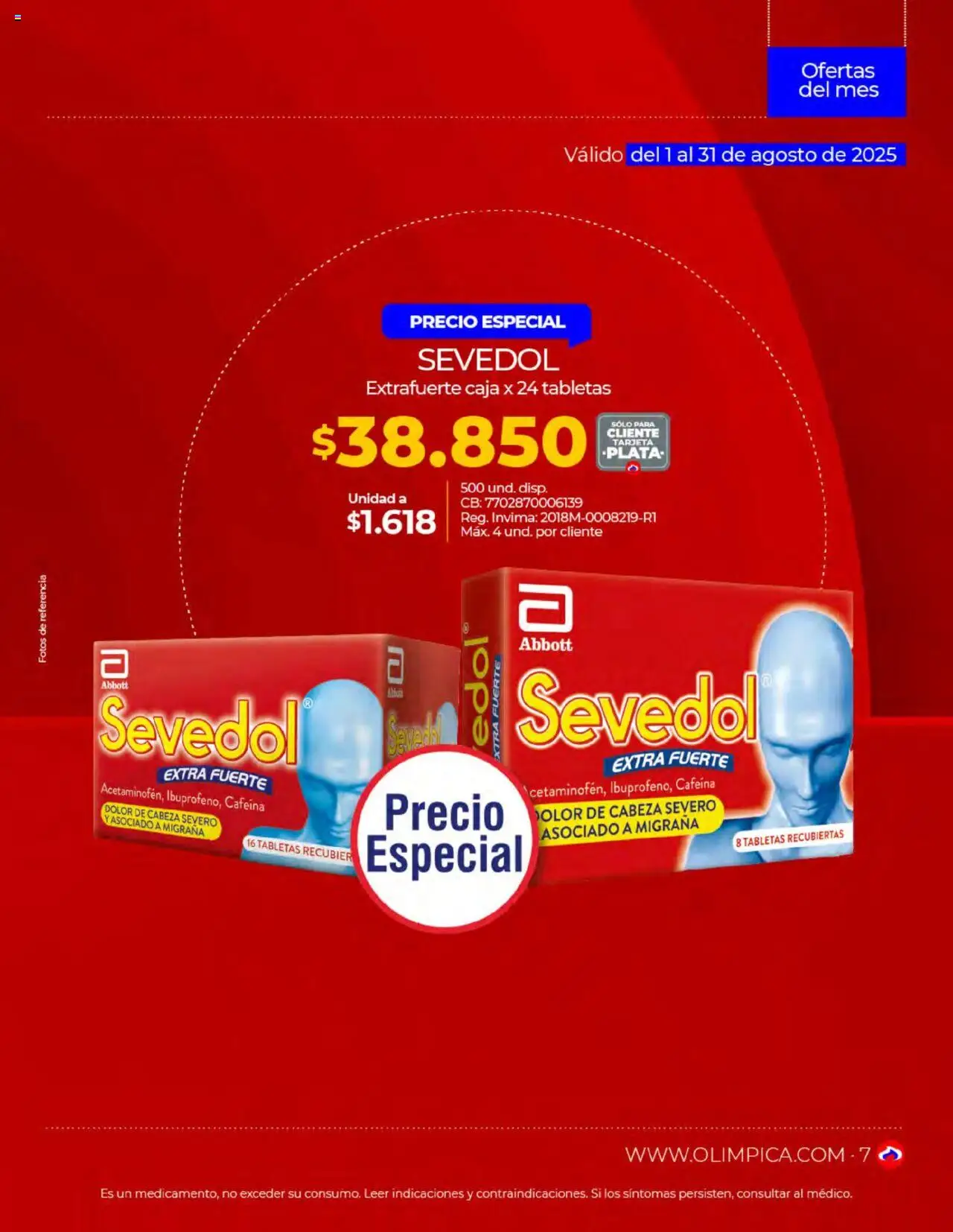 Olímpica revista - valida desde el 01.08.2025 | Página: 7 | Productos: Caja