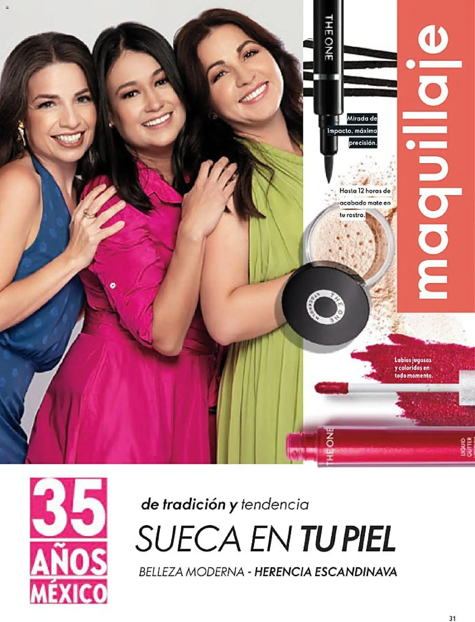 Nuevas ofertas de Oriflame válidas en toda la República Mexicana desde el 14.02.2026. ¡Encuentra las mejores ofertas en Oriflame campaña 3 2026! | Página: 31 | Productos: Mate, Maquillaje