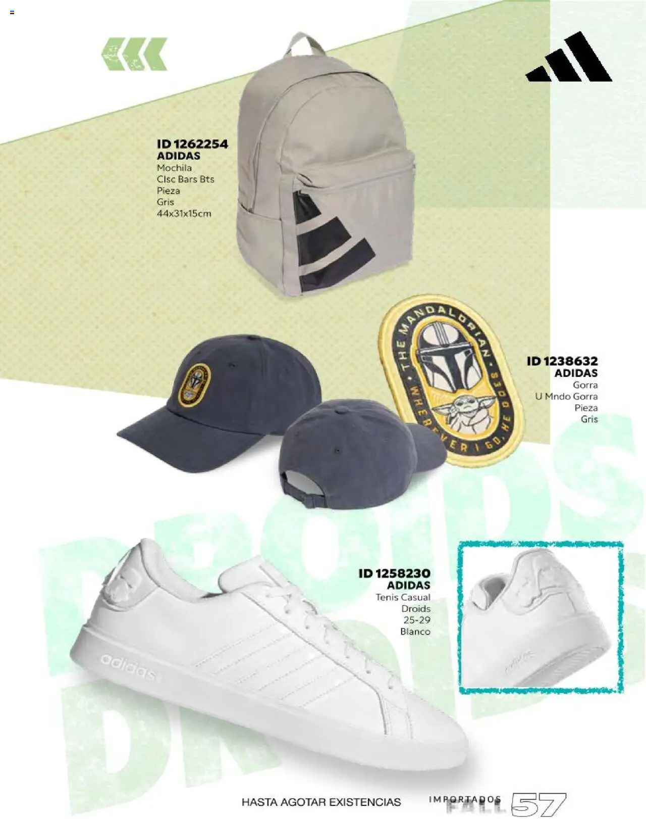 Nuevas ofertas de Price Shoes válidas en toda la República Mexicana desde el 18.10.2025. ¡Encuentra las mejores ofertas en Price Shoes catálogo Fall Importados segunda! | Página: 57 | Productos: Tenis, Gorra, Mochila