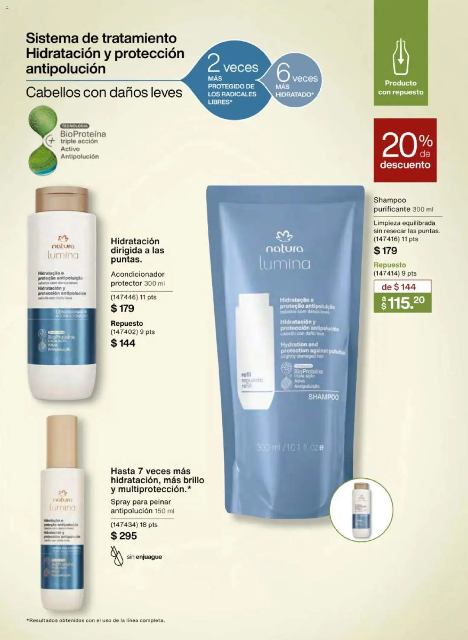 Nuevas ofertas de Natura válidas en toda la República Mexicana desde el 30.01.2026. ¡Encuentra las mejores ofertas en Natura campaña 3 2026! | Página: 135 | Productos: Brillo, Acondicionador