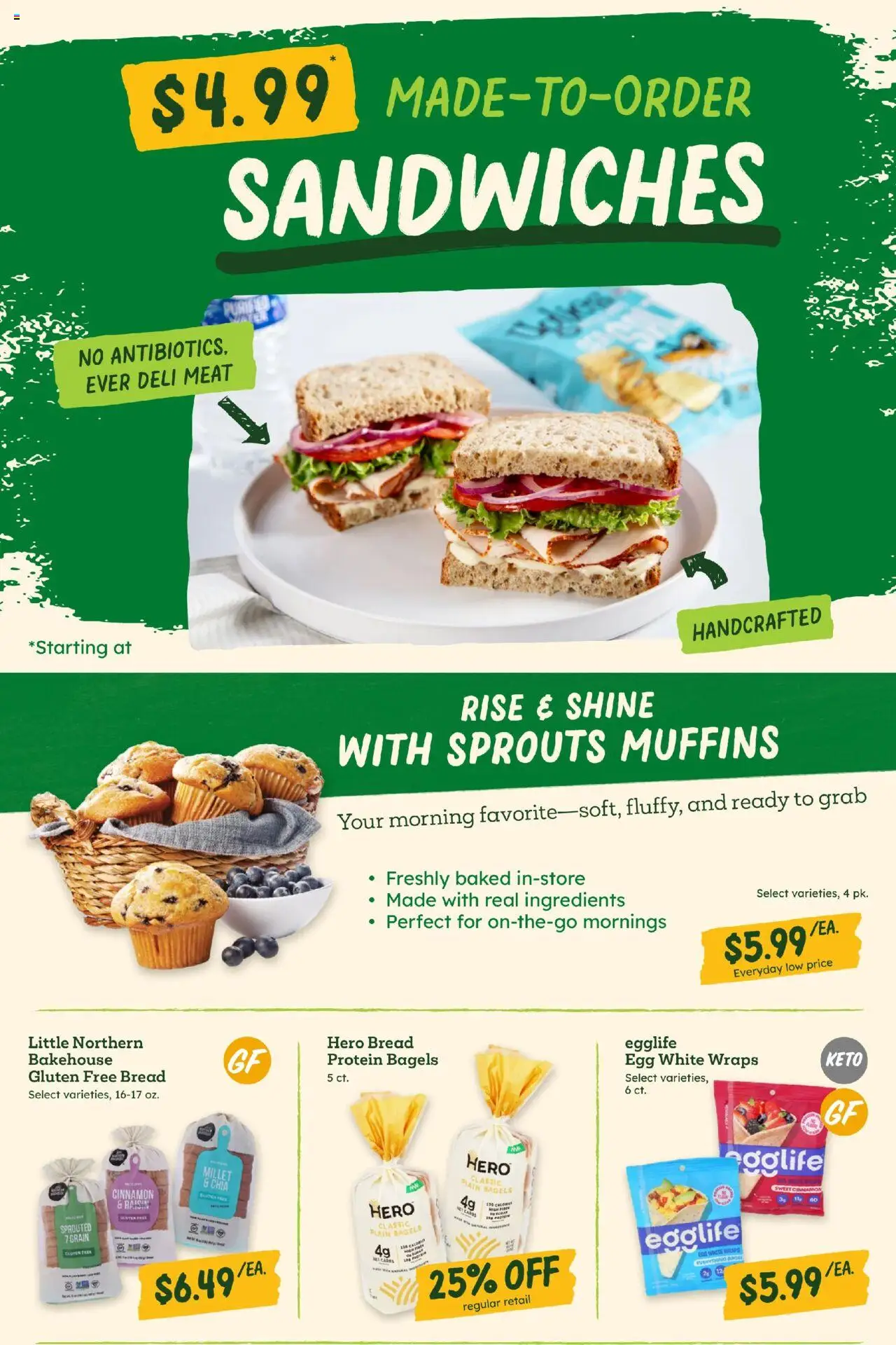 Sprouts Monthly Ad - valid from 31.07.2025 | Page: 33 | Products: Bread