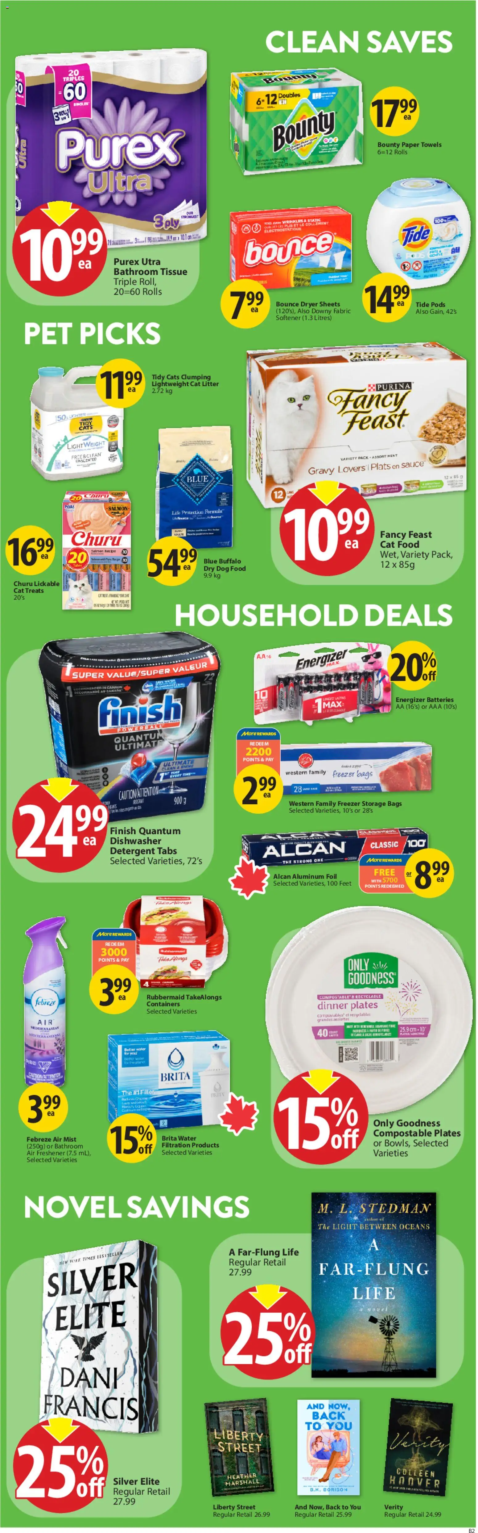 Save on foods flyer valid from 12.03.2026 | Page: 29 | Products: Freezer, Dryer, Dishwasher, Detergent