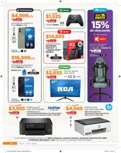 Nuevas ofertas de Chedraui válidas en toda la República Mexicana desde el 16.06.2025. ¡Encuentra las mejores ofertas en Chedraui promociones! | Página: 8 | Productos: Silla, Monitor, Silla gamer, Smartphone