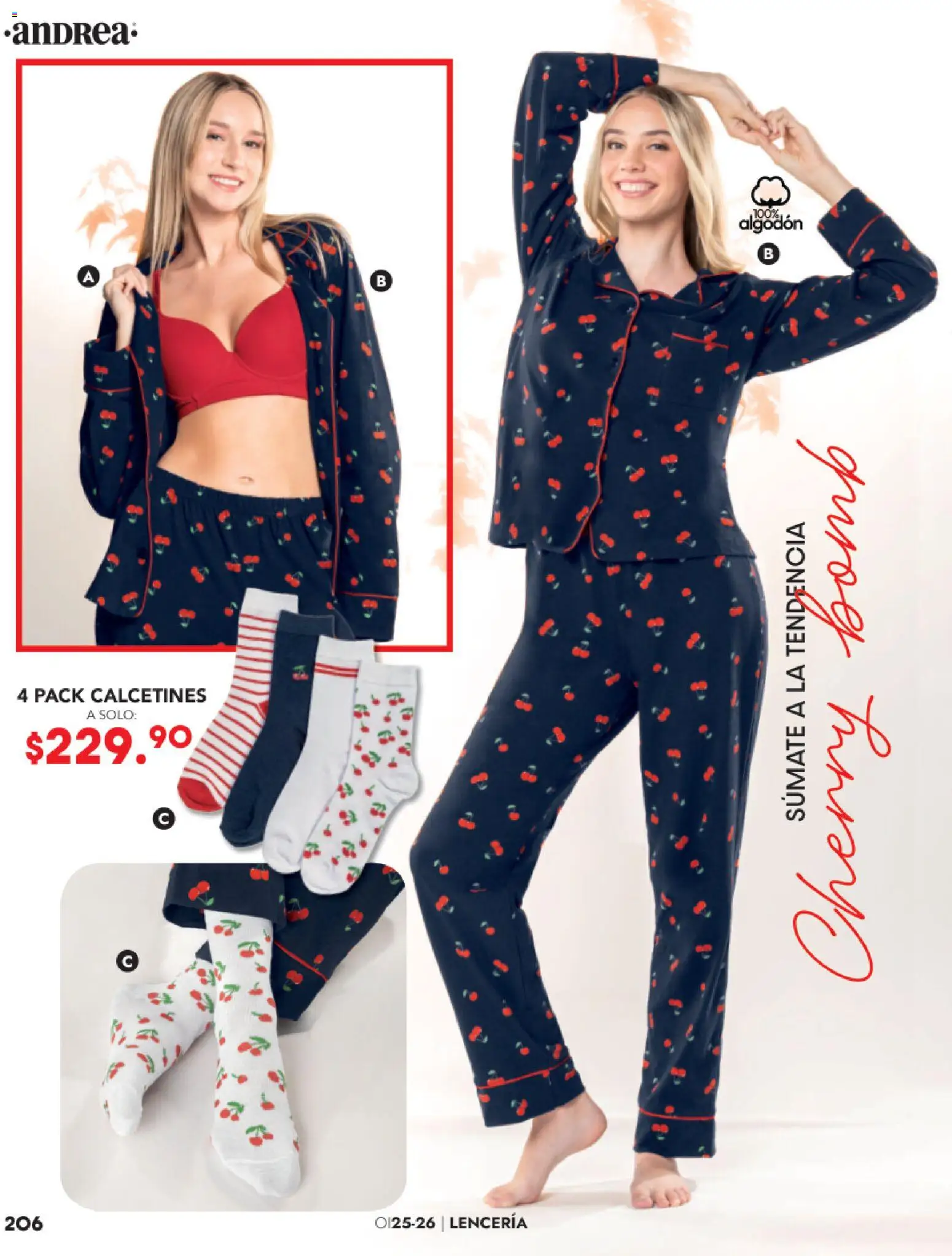 Nuevas ofertas de Andrea válidas en toda la República Mexicana desde el 26.11.2025. ¡Encuentra las mejores ofertas en Andrea catálogo Lancería, Vestir Interior otoño 2025! | Página: 42 | Productos: Algodón, Lenceria