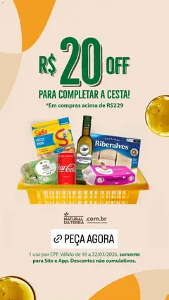 Natural da Terra - Ofertas da semana - Pré-Visualização do folheto da loja Natural da Terra, válido de 16.03.2026