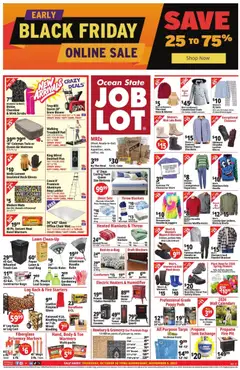 Preview of Ocean State Job Lot weekly ads valid from 30.10.2025