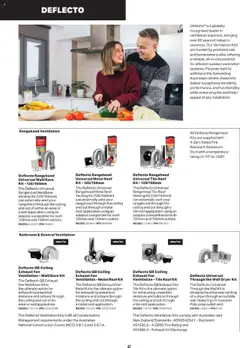 Preview of Mitre 10 - Bathroom, Kitchen & Laundry E-Selection Guide 2025 - valid from 27.06.2025 | Page: 21 | Products: Kits, Adaptor, Dryer, Fan