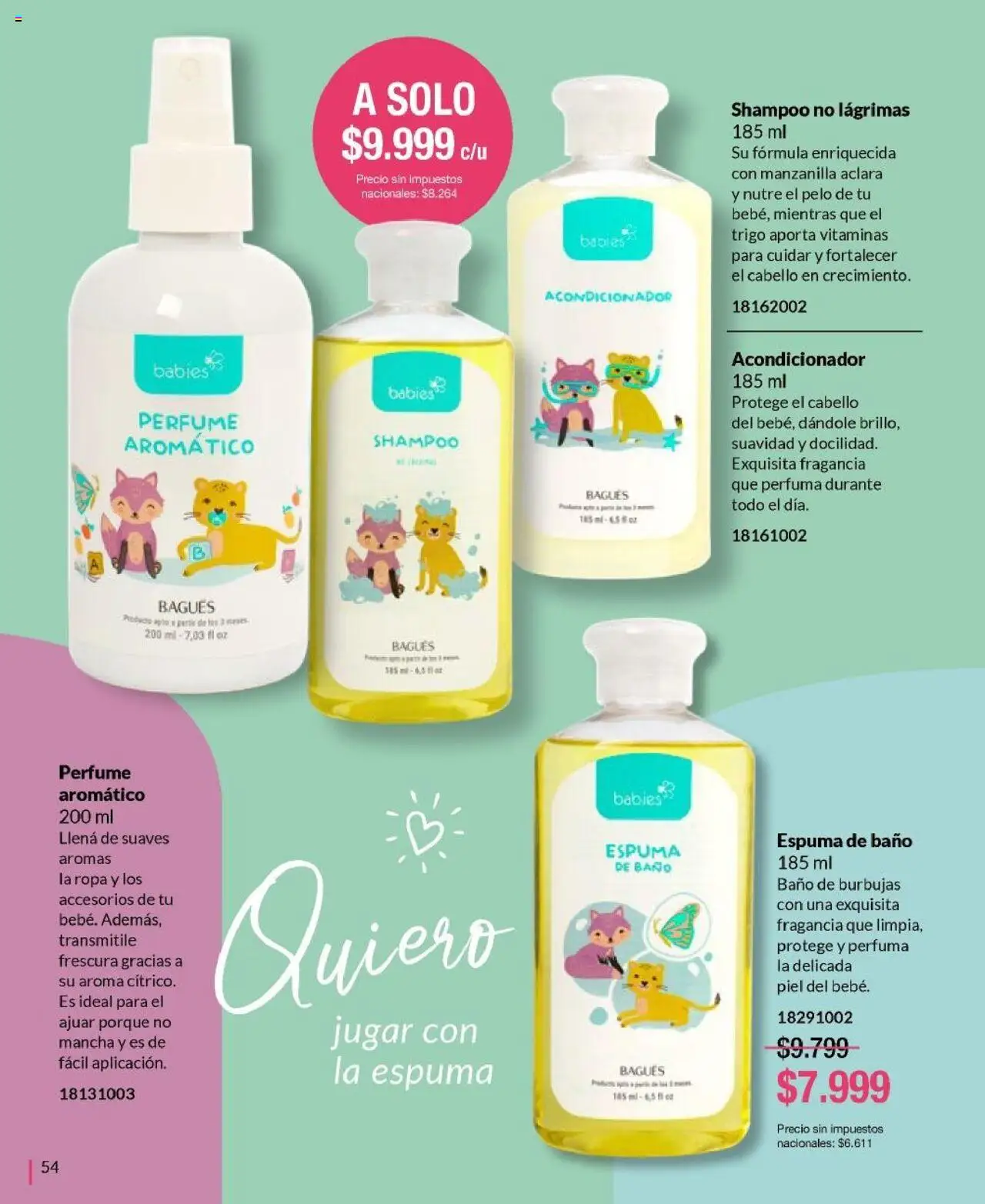 Bagués - Catálogo │ válido desde el 22.09.2025 | Página: 54 | Productos: Vitaminas, Acondicionador, Espuma de baño, Espuma