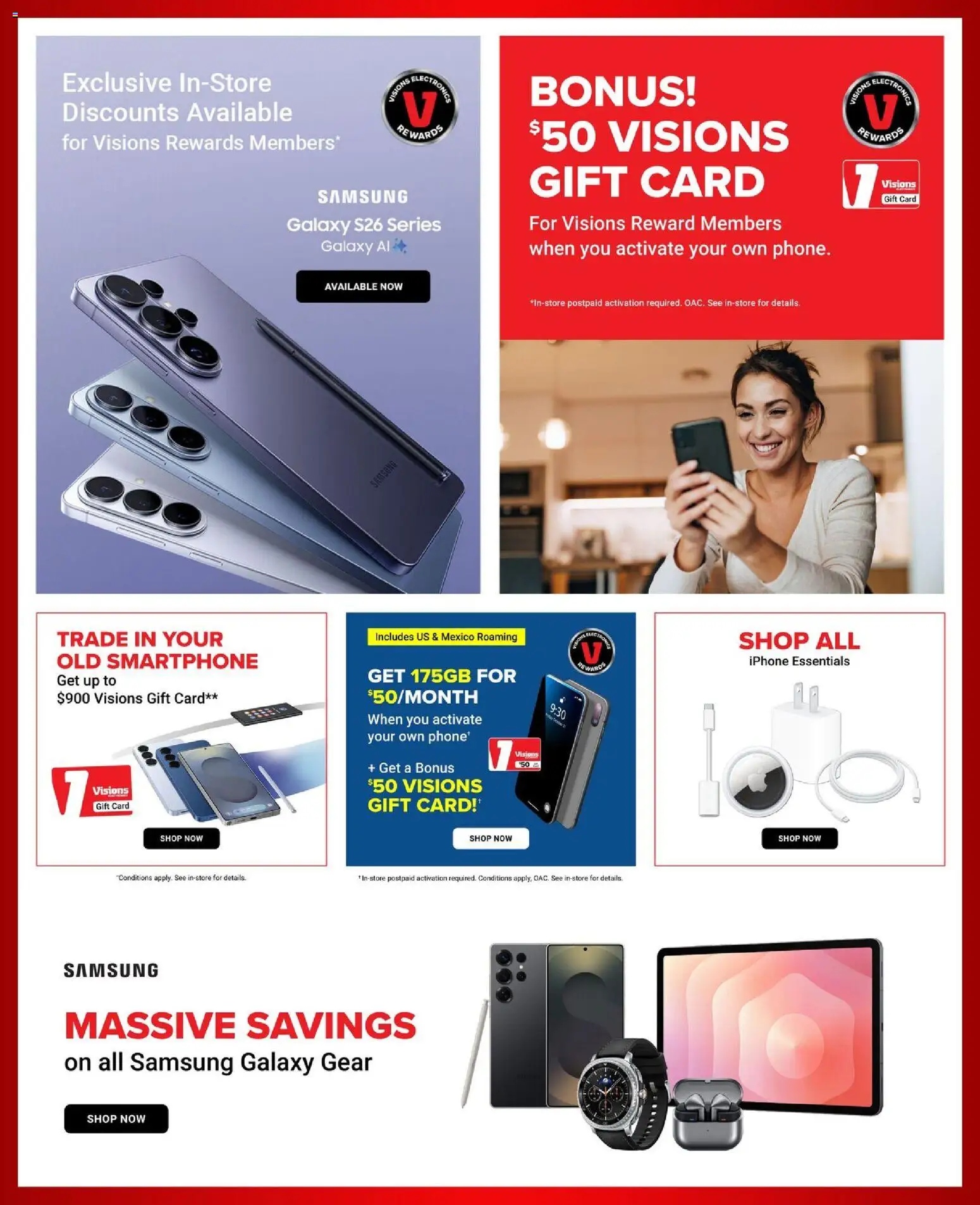 Visions Flyer from Apr 24, 2026 - Unlock Huge Savings | Canada