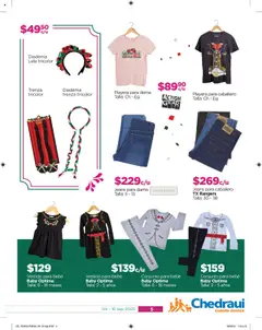 Nuevas ofertas de Chedraui válidas en toda la República Mexicana desde el 04.09.2025. ¡Encuentra las mejores ofertas en Chedraui - Folleto! | Página: 5 | Productos: Vestido, Playera, Conjunto
