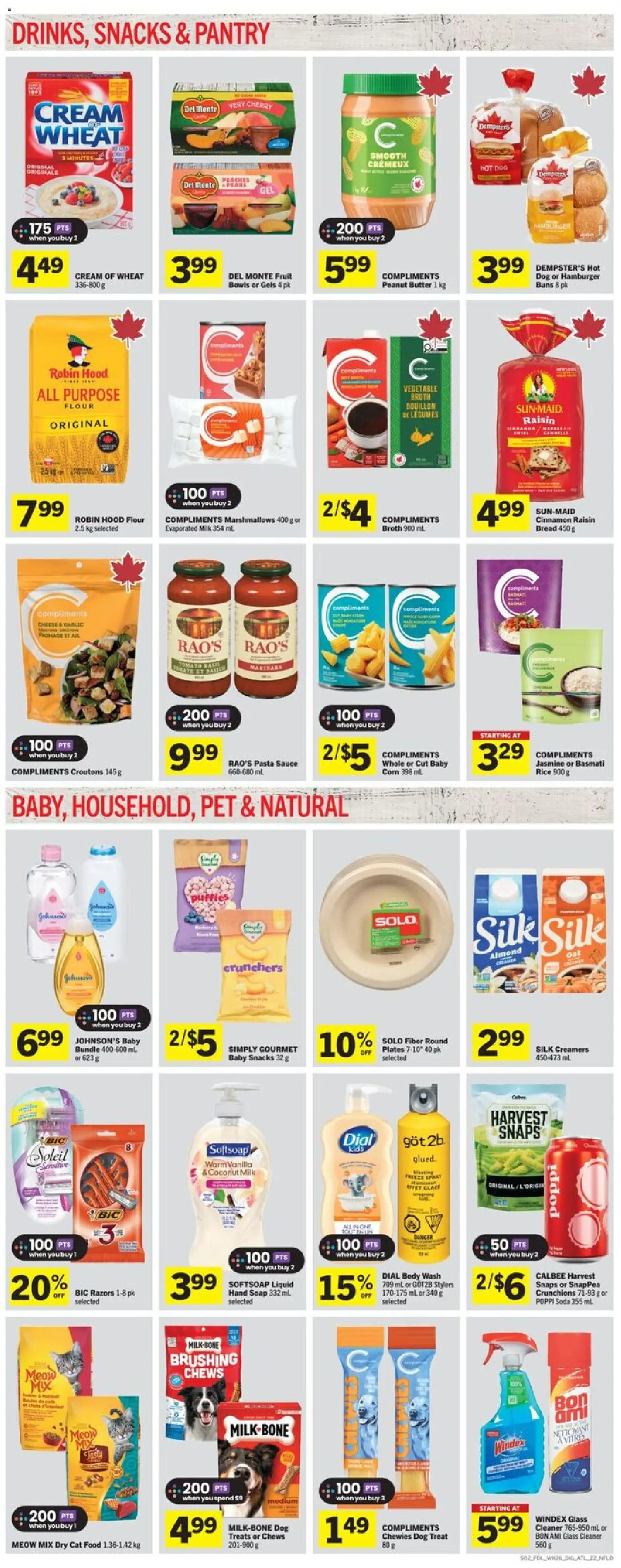 Foodland flyer valid from 23.10.2025 | Page: 6 | Products: Soap, Body wash, Milk, Cheese