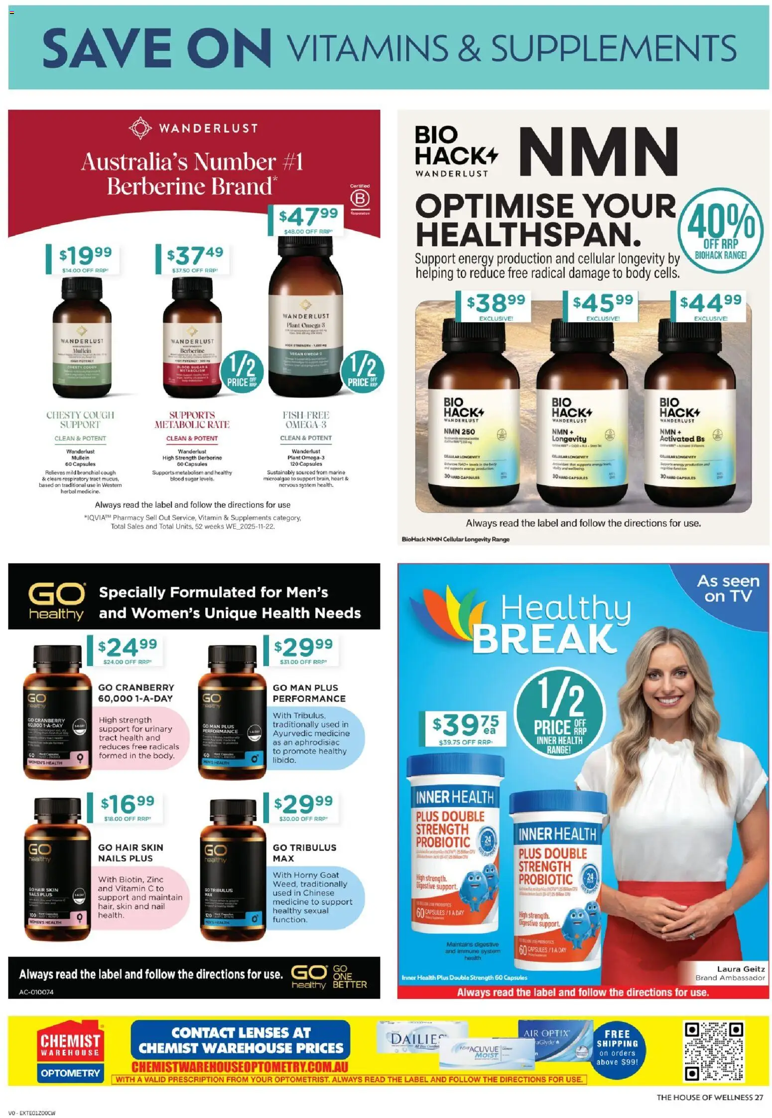 Chemist Warehouse catalogue - valid from 12.03.2026 | Page: 27 | Products: Plant, Sugar, Vitamin, Zinc