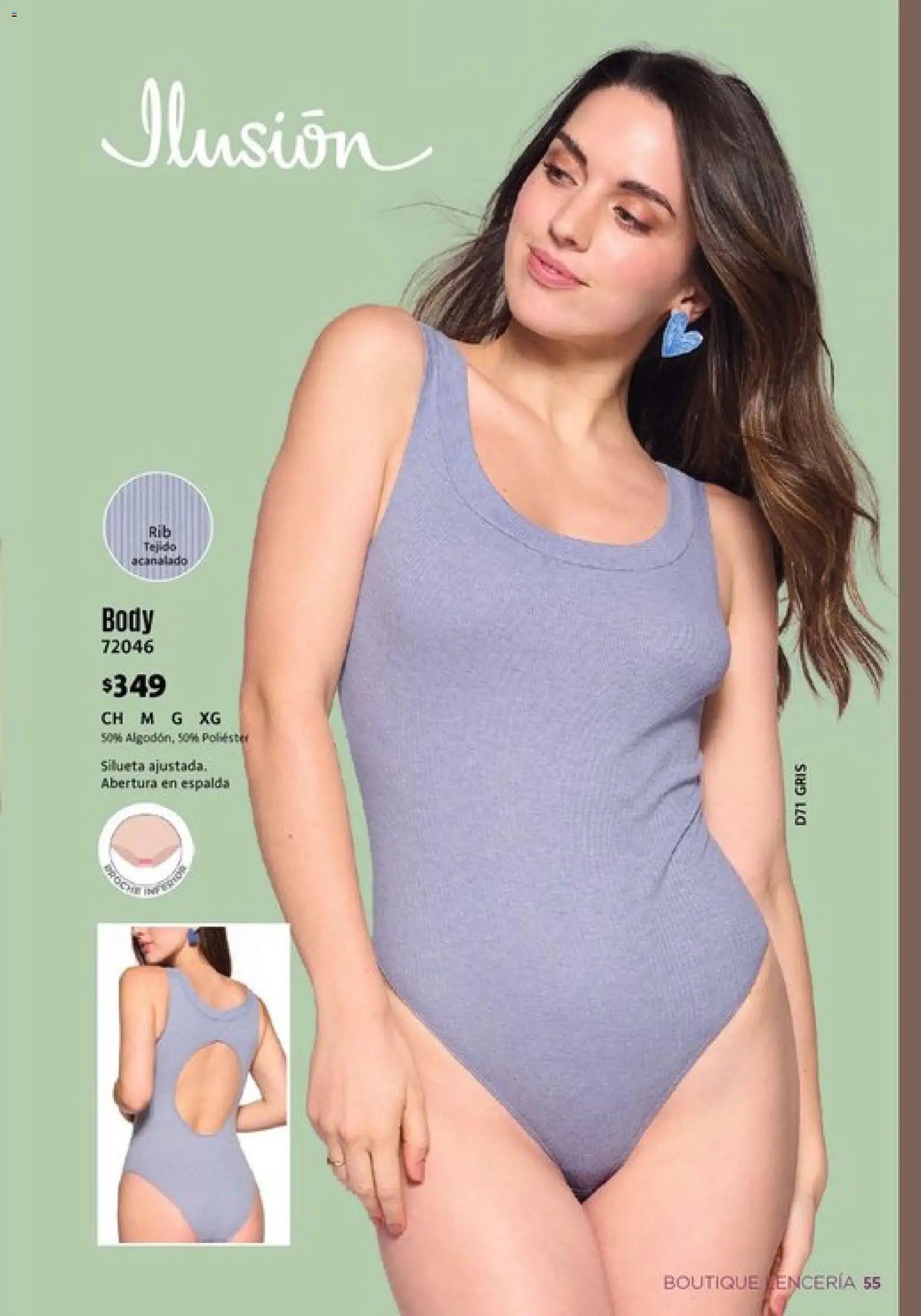 Nuevas ofertas de Ilusión válidas en toda la República Mexicana desde el 01.03.2026. ¡Encuentra las mejores ofertas en Ilusión catálogo Primavera! | Página: 57 | Productos: Body, Lenceria