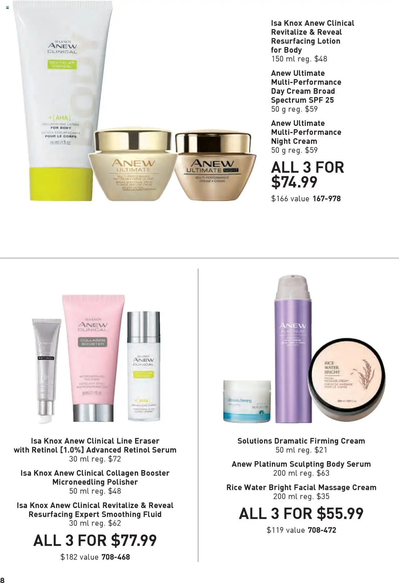 Avon flyer valid from 11.09.2025 | Page: 8 | Products: Rice, Cream, Body lotion