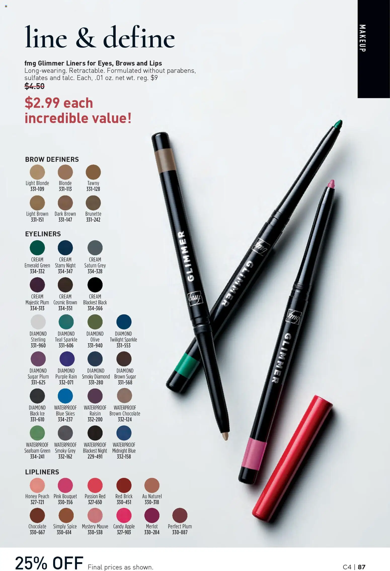 Avon Brochure - valid from 11.02.2026 | Page: 87 | Products: Plum, Cream, Sugar, Peach