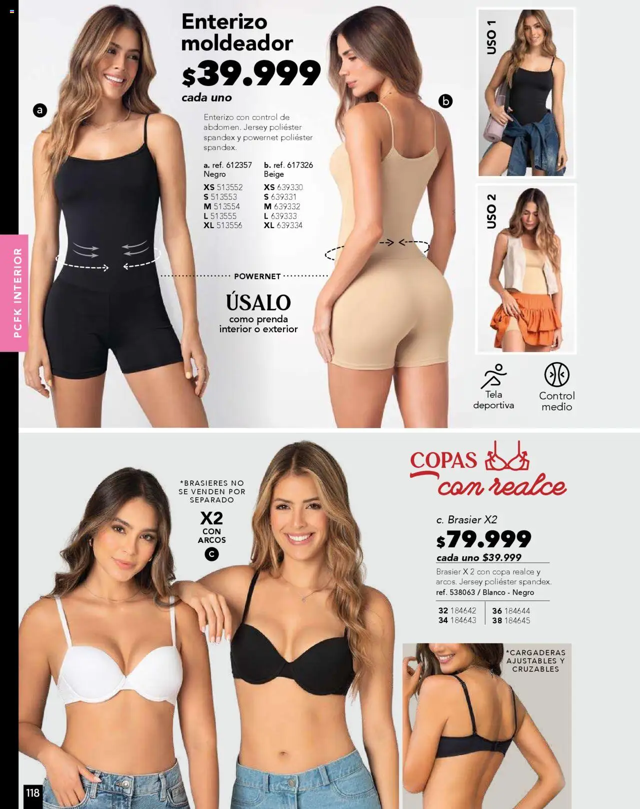 Pacifika revista - valida desde el 01.08.2025 | Página: 139 | Productos: Brasier, Enterizo