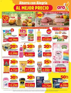 Ara - Ahorra con precios bajos y ofertas en la canasta familiar -  Vista previa de la revista de la tienda Ara valido desde el 26.02.2026