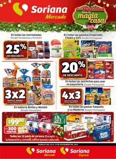 Vista previa de Soriana - Fin de Semana Mercado: Coah, Chih y Dur, nuevo folleto de la tienda, válido en México a partir del 20.11.2025