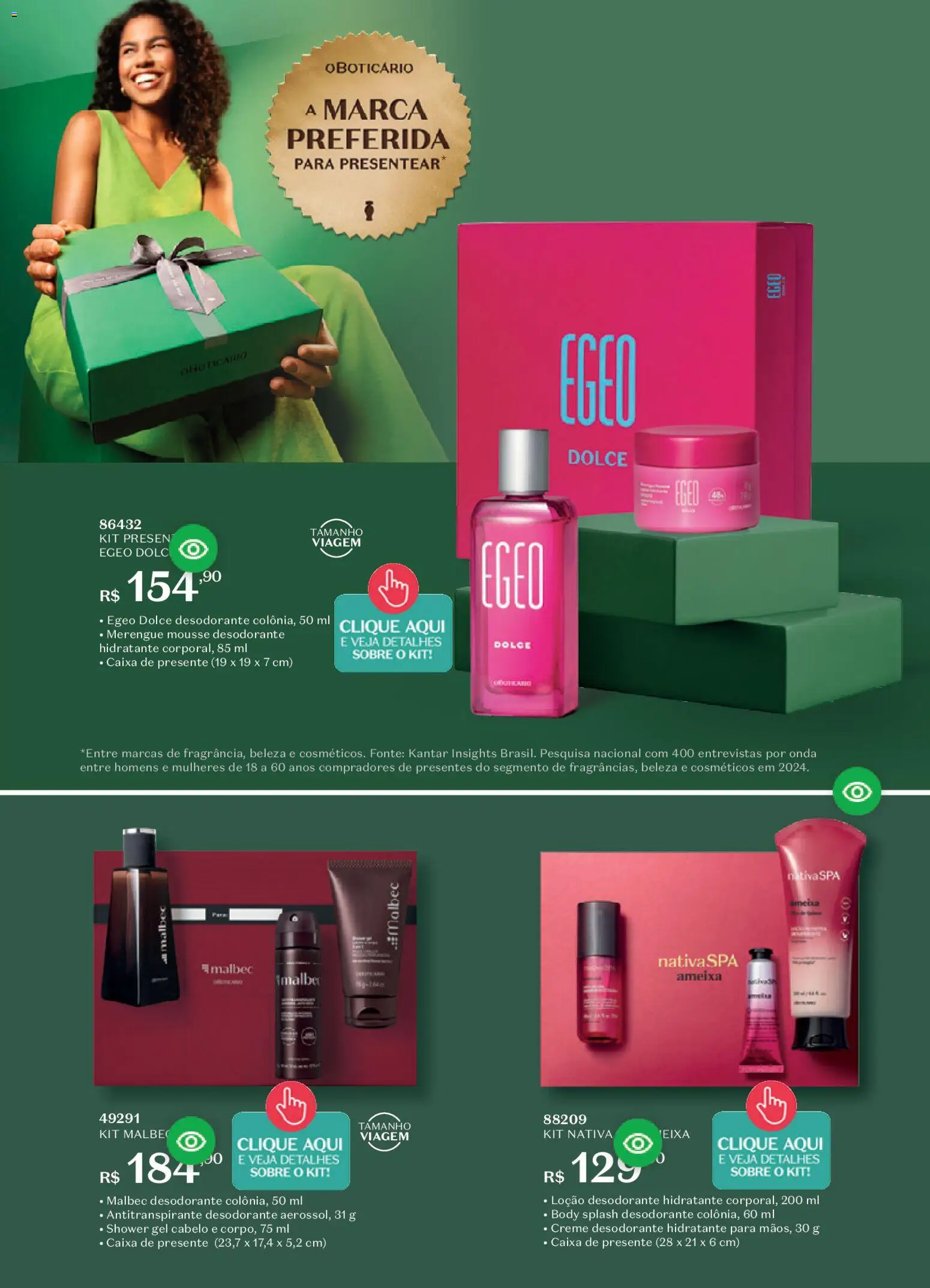 O Boticário Folheto - válido de 26.12.2025 | Página: 195 | Produtos: Caixa, Creme, Body, Ameixa