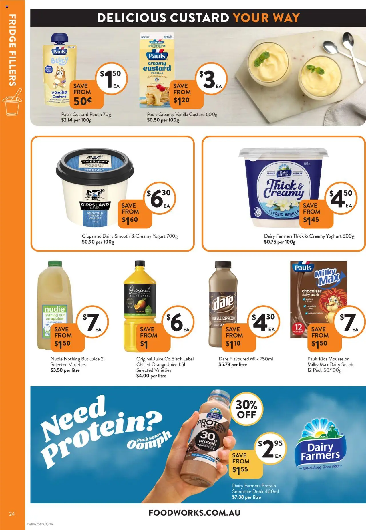 Foodworks catalogue - valid from 08.10.2025 | Page: 24 | Products: Chocolate, Sugar, Mousse, Fridge