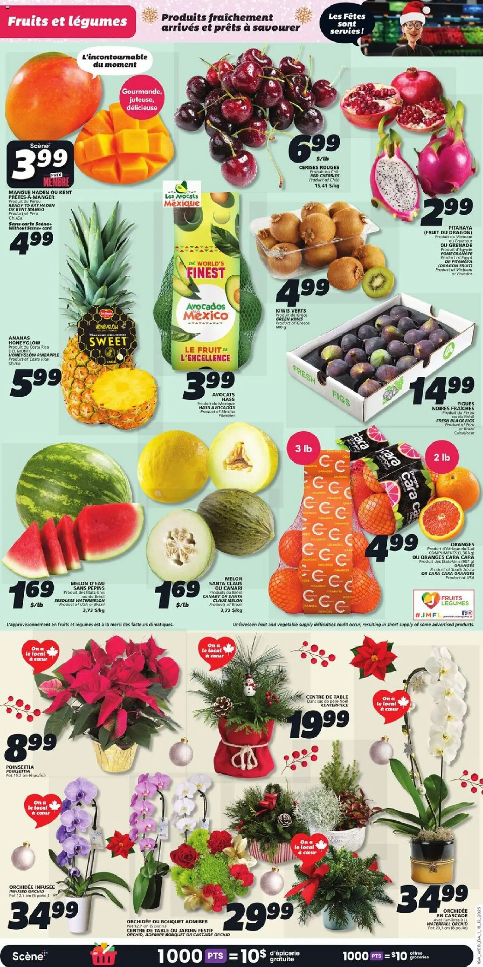 IGA flyer valid from 18.12.2025 | Page: 5 | Products: Pineapple, Table, Oranges