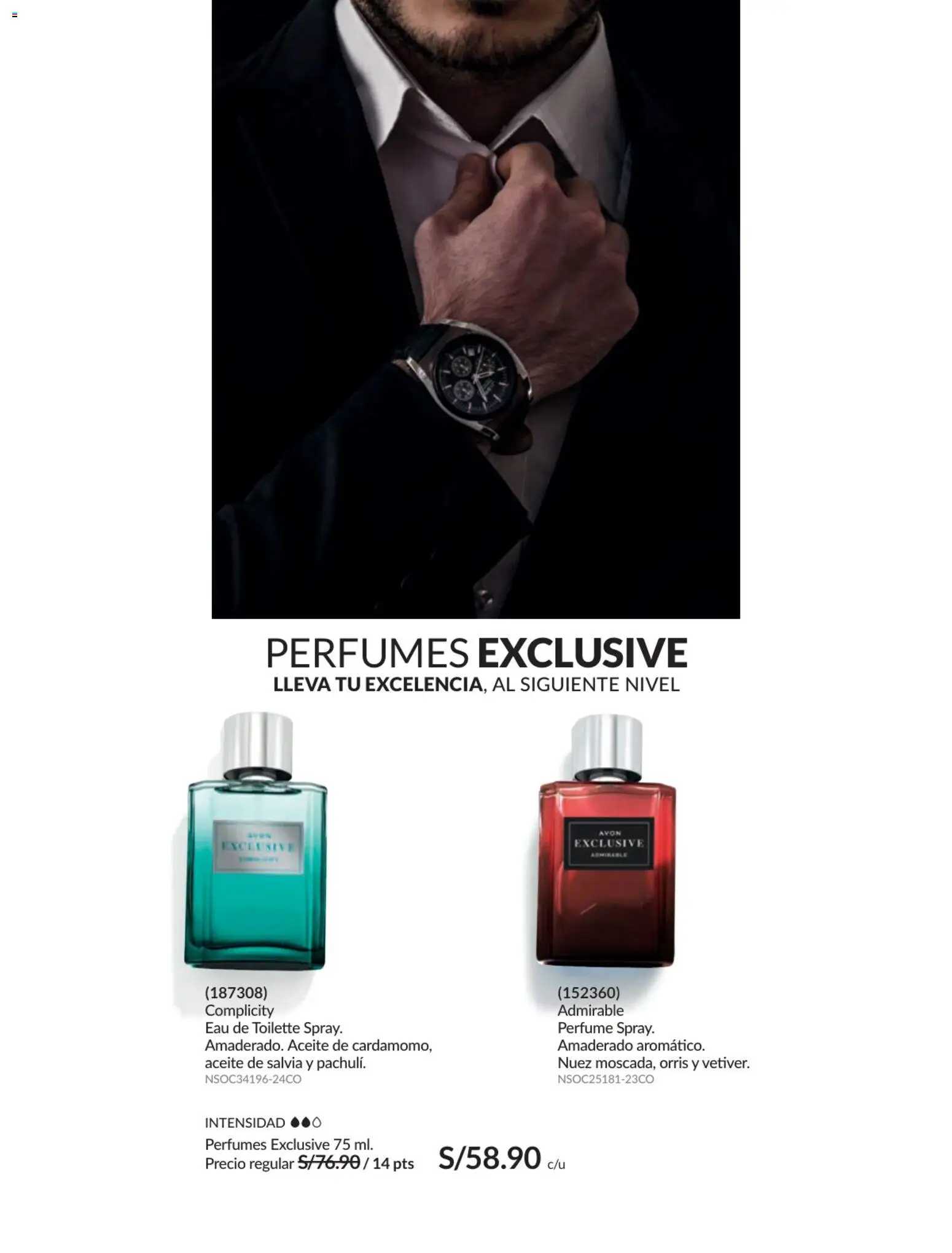 Catálogo Avon válido desde 31.01.2026 | Página: 72 | Productos: Aceite, Perfume, EAU de Toilette