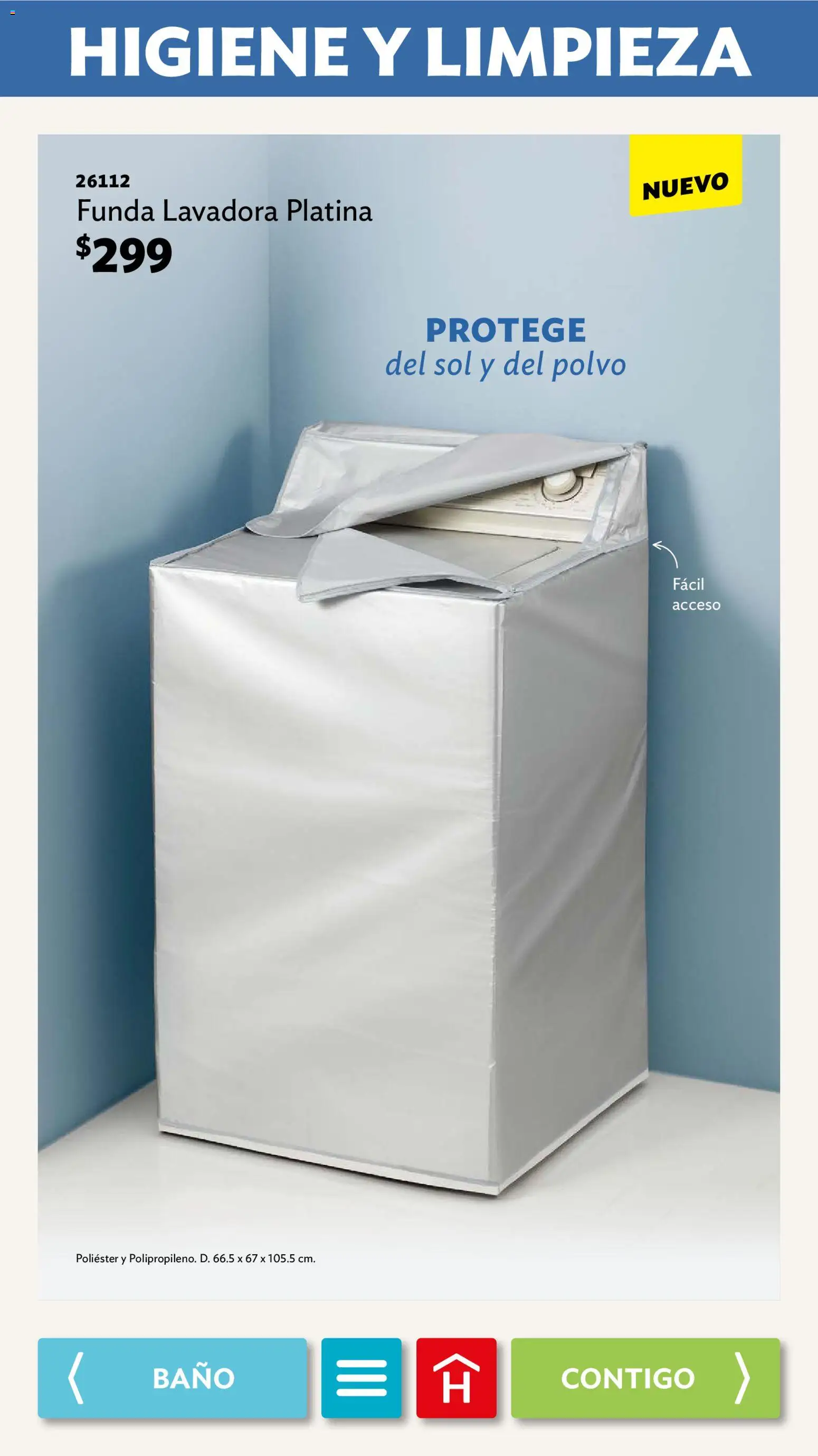 Nuevas ofertas de Betterware válidas en toda la República Mexicana desde el 04.05.2026. ¡Encuentra las mejores ofertas en Betterware campaña 5 2026! | Página: 91 | Productos: Funda, Lavadora, Baño, Polvo