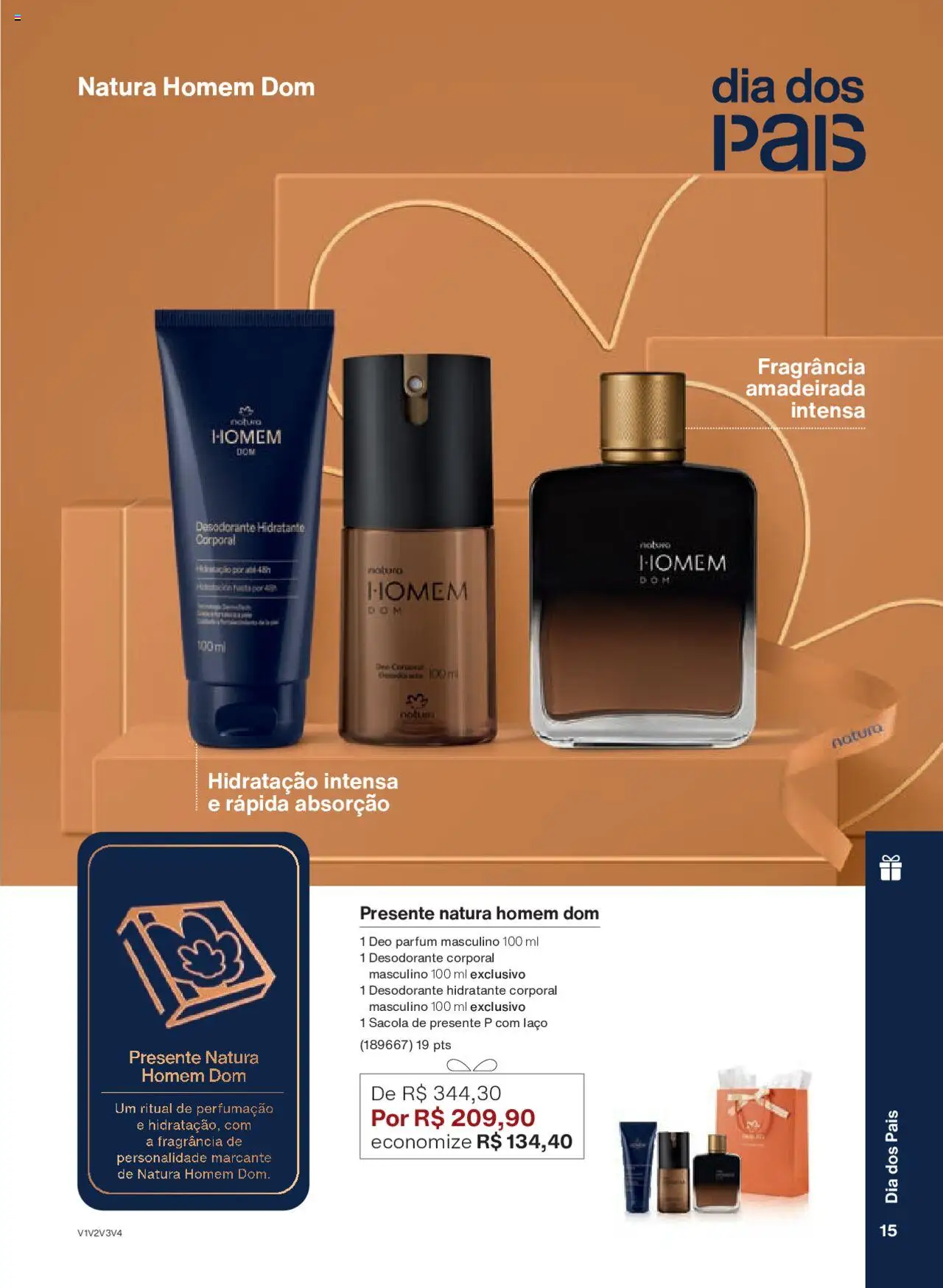 Natura Folheto - válido de 15.06.2025 | Página: 15 | Produtos: Fragrância, Hidratante corporal, Desodorante