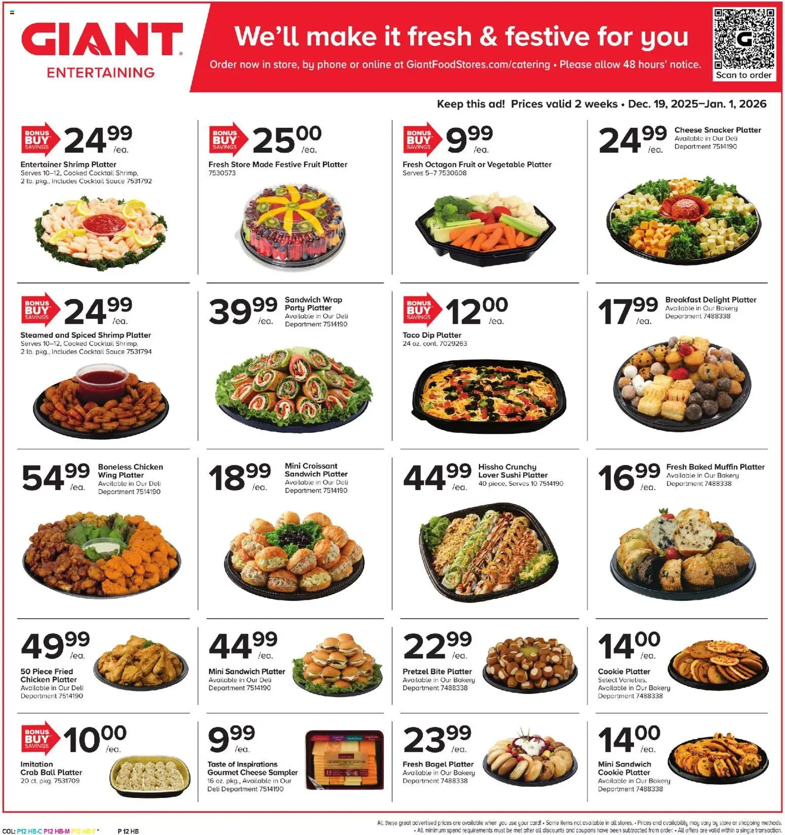 Giant Weekly Ad - valid from 19.12.2025 | Page: 10 | Products: Bakery, Cheese, Muffin, Phone