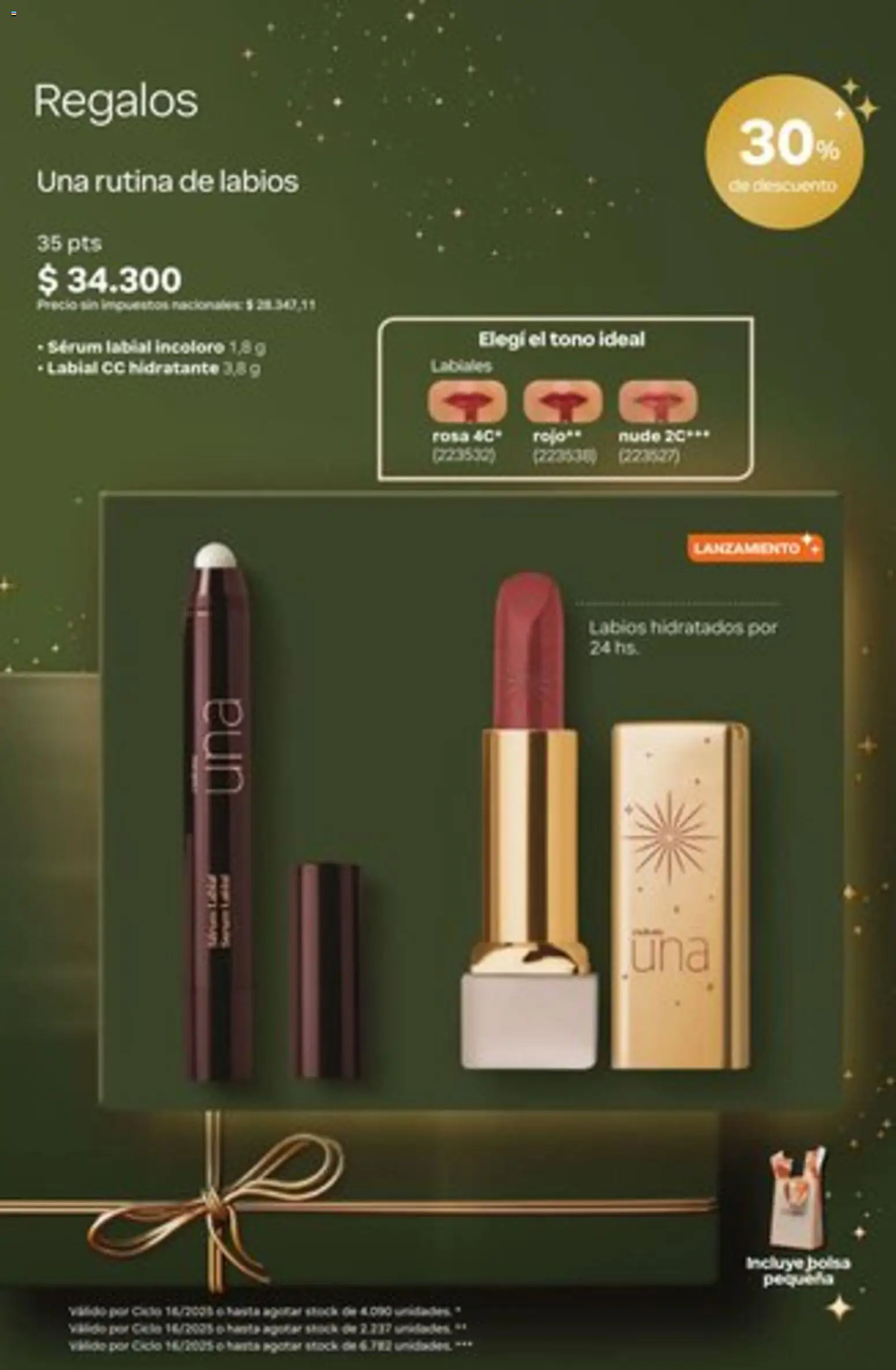 Catálogo Natura Ciclo 16/2025 │ válido desde el 01.11.2025 | Página: 34 | Productos: Bolsa, Serum