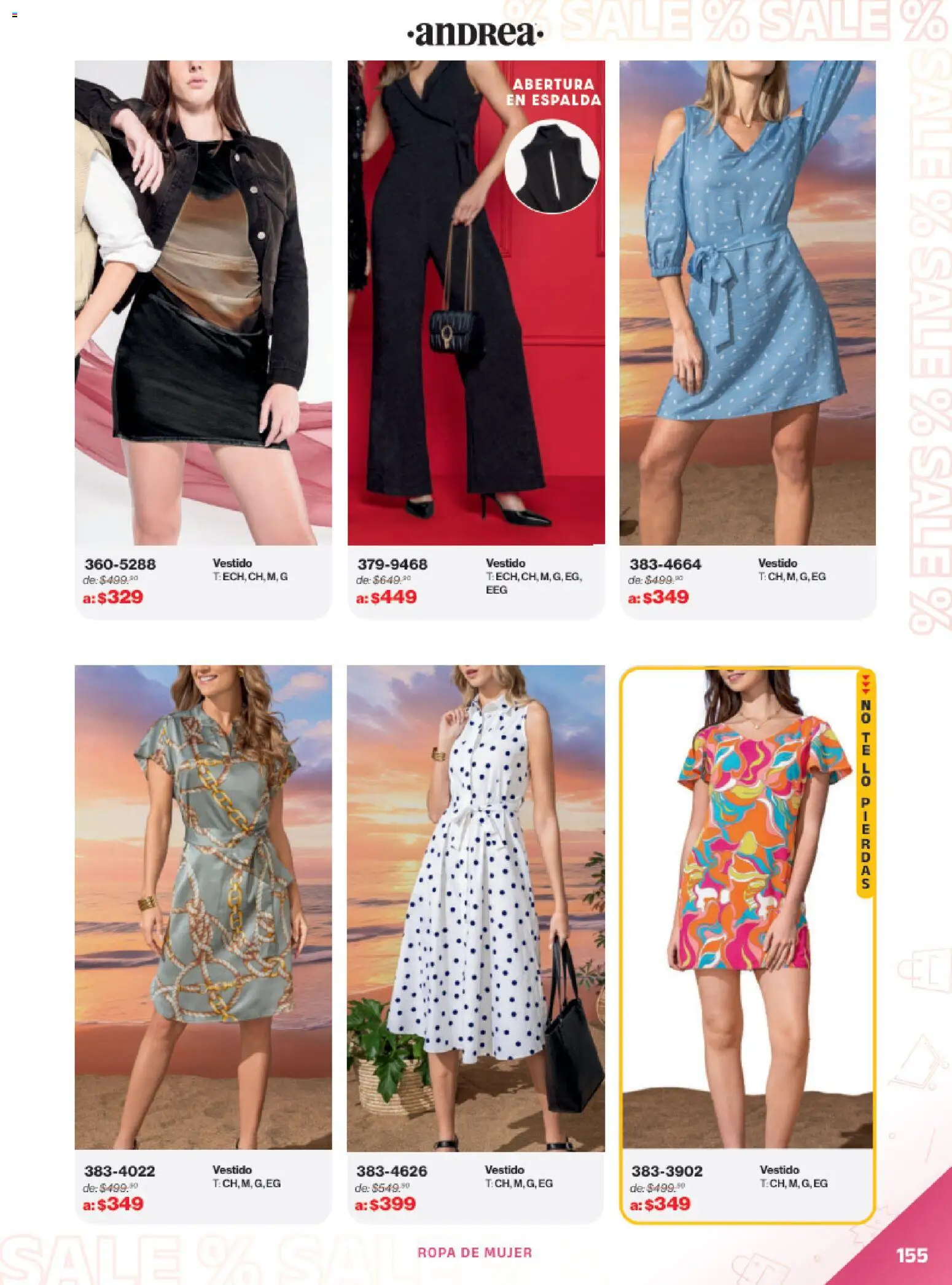 Nuevas ofertas de Andrea válidas en toda la República Mexicana desde el 21.12.2025. ¡Encuentra las mejores ofertas en Andrea catálogo Outlet! | Página: 155 | Productos: Sal, Ropa, Vestido