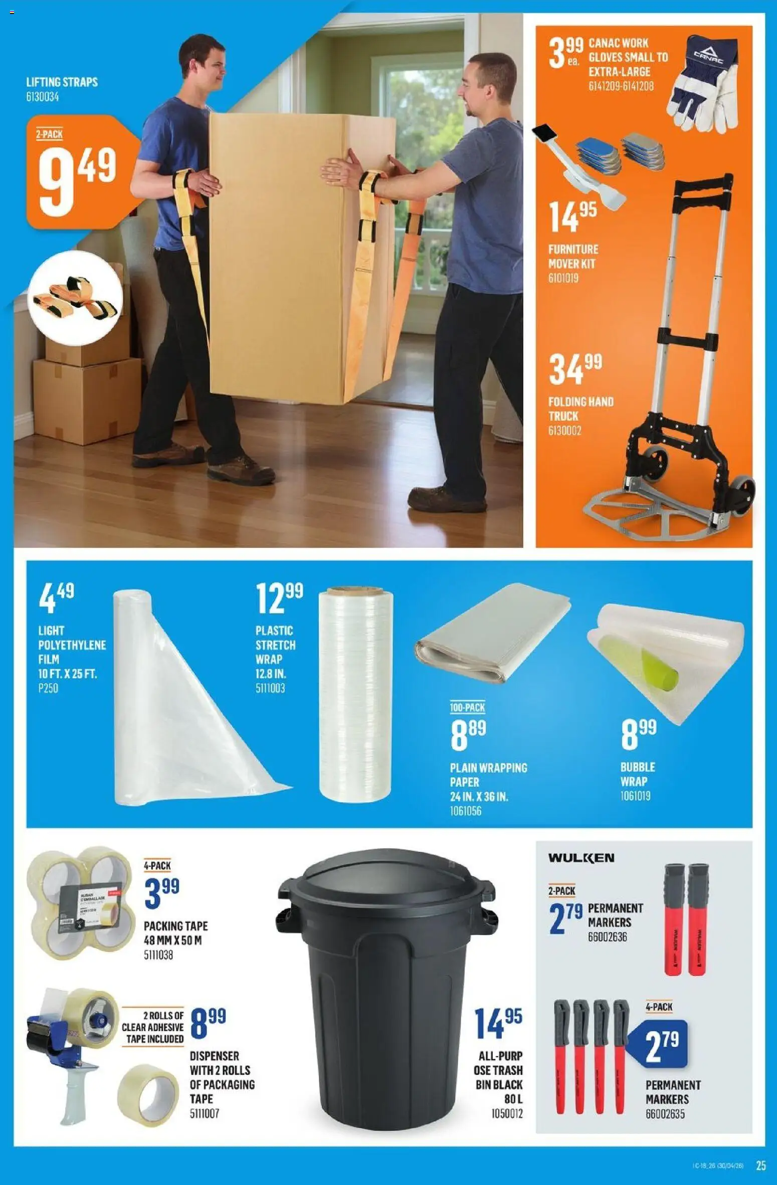 Canac flyer valid from 30.04.2026 | Page: 25 | Products: Gloves