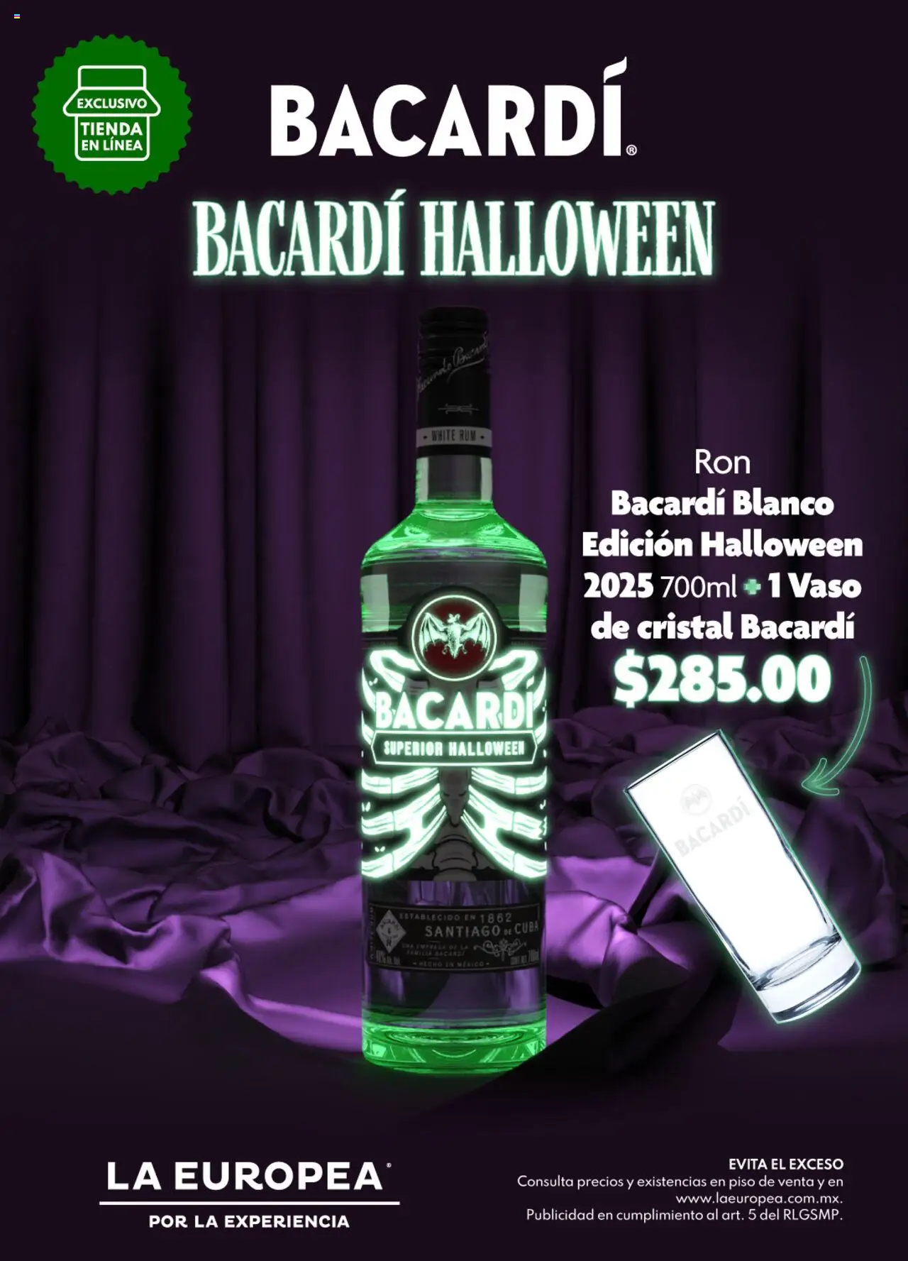 Nuevas ofertas de La Europea válidas en toda la República Mexicana desde el 15.10.2025. ¡Encuentra las mejores ofertas en La Europea - Catálogo Bacardí Halloween! | Página: 1