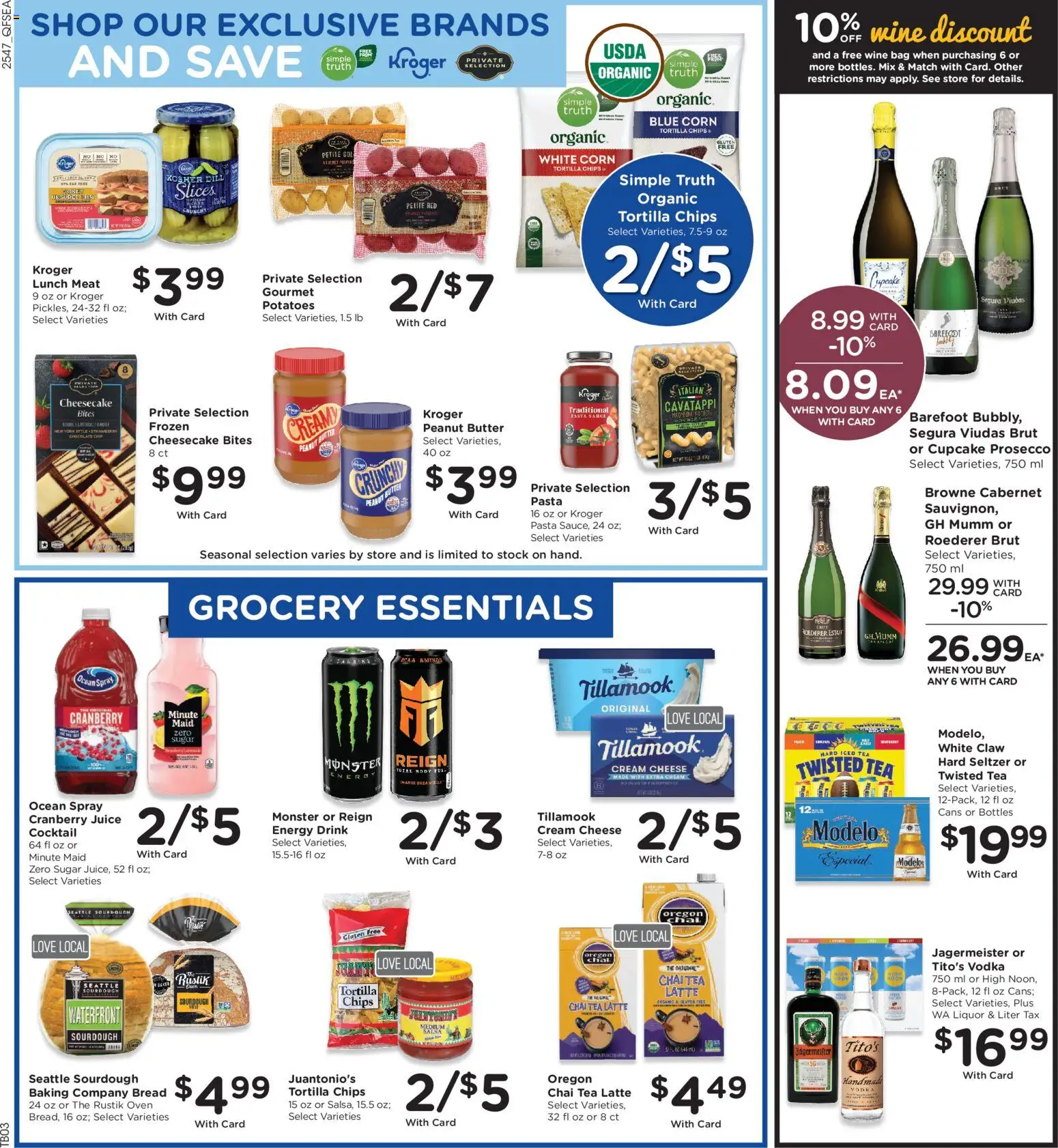 QFC Weekly Ad - valid from 26.12.2025 | Page: 6 | Products: Bread, Pasta, Chips, Sauce