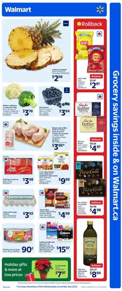 Preview of Walmart weekly flyer from shop Walmart valid from 27.11.2025