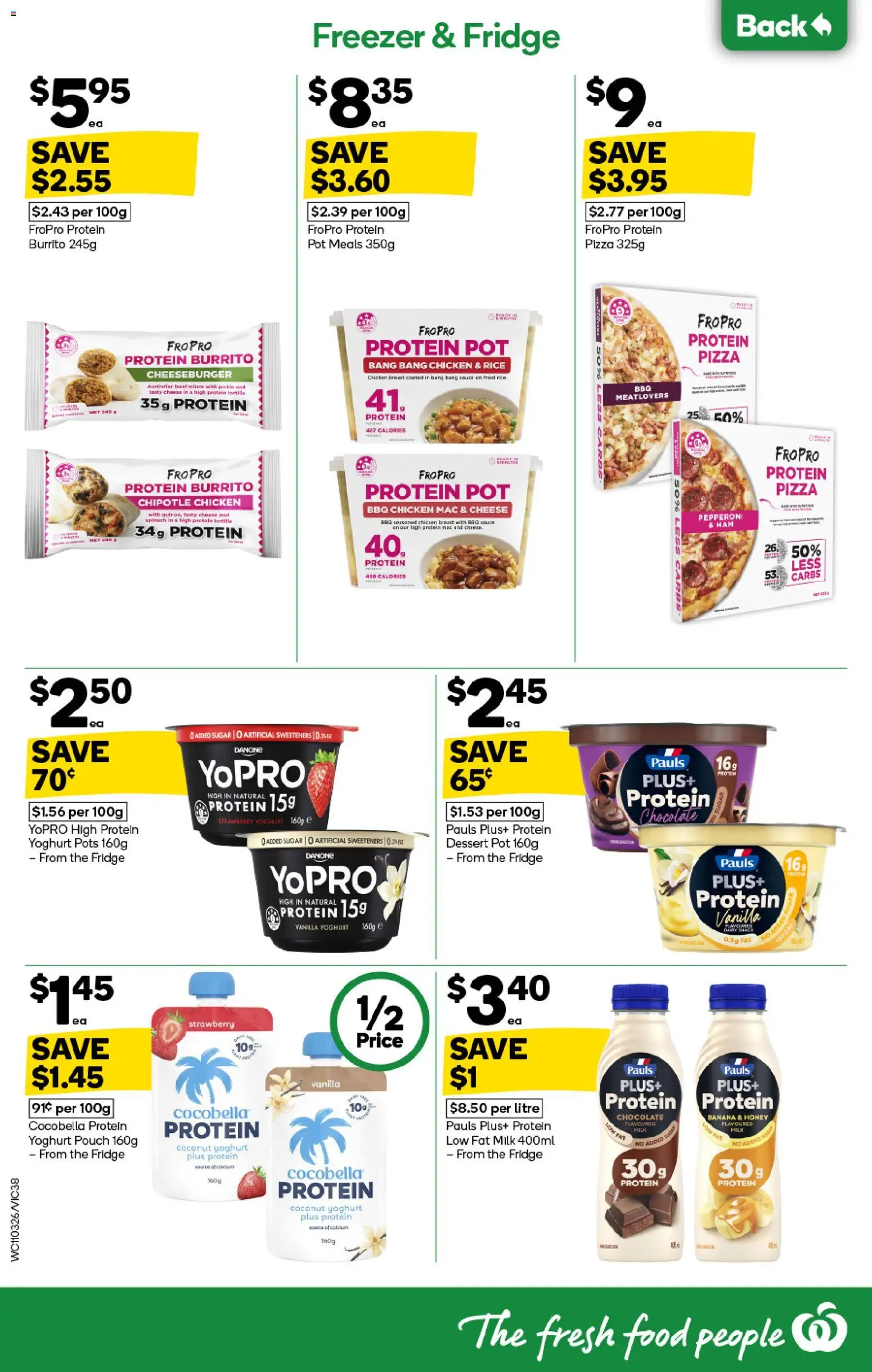 Woolworths catalogue - valid from 11.03.2026 | Page: 38 | Products: Yoghurt, Ham, Fridge, Freezer