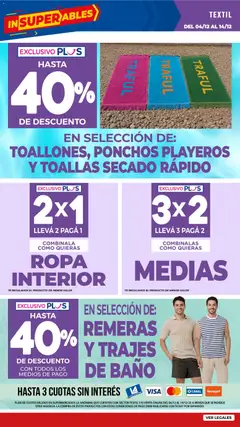 Vista previa La Anonima - catalogos válido desde el 04.12.2025 | Página: 42 | Productos: Toallas, Ropa, Medias, Té