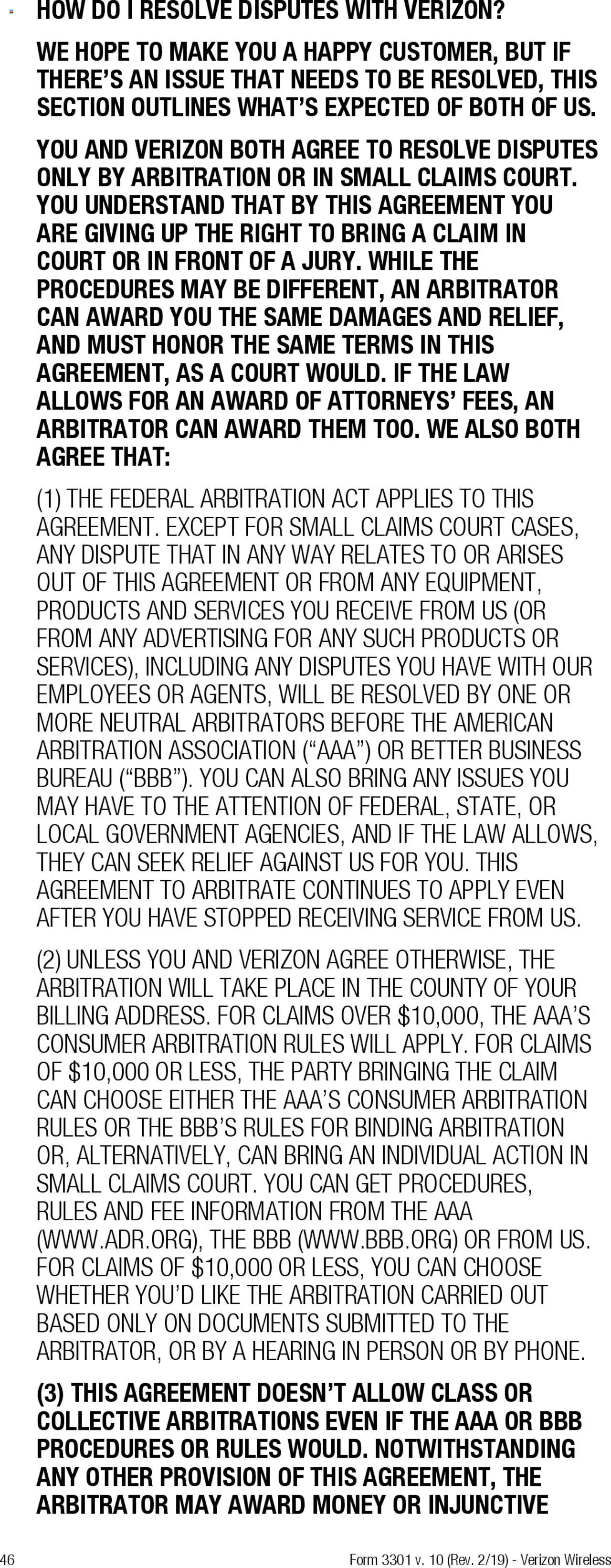Verizon - Total Mobile Protection for Business and Multi-Devices for Business - valid from 13.03.2025 | Page: 46