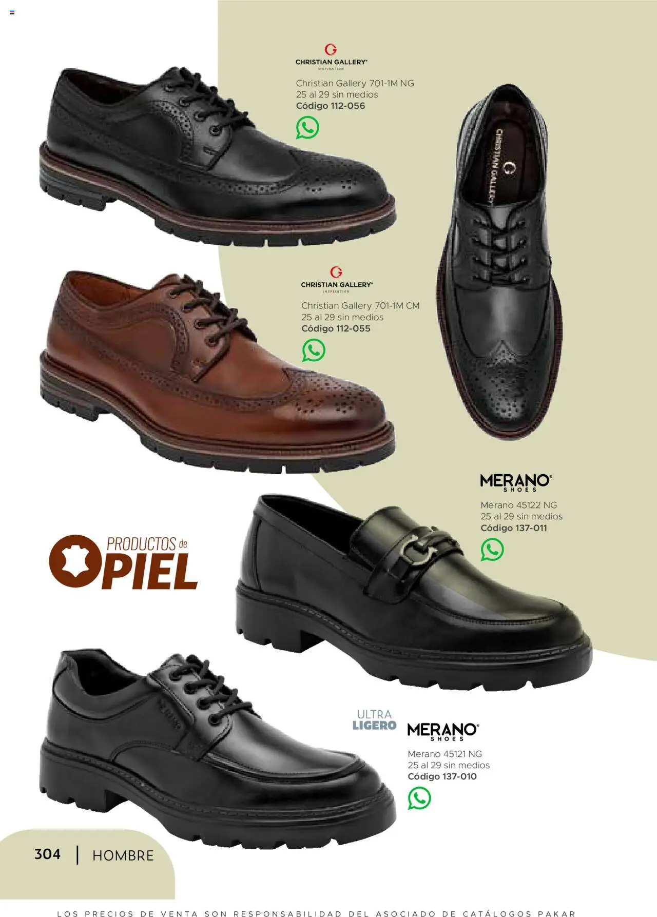 Nuevas ofertas de SC Pakar válidas en toda la República Mexicana desde el 24.07.2025. ¡Encuentra las mejores ofertas en SC Pakar - Catálogo Hombre otoño / invierno! | Página: 304