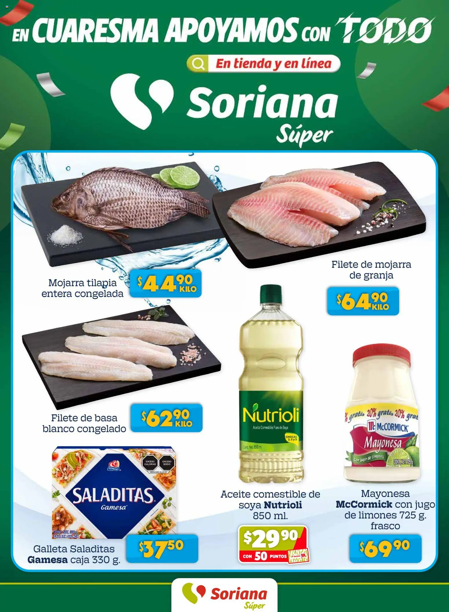 Nuevas ofertas de Soriana válidas en toda la República Mexicana desde el 03.04.2026. ¡Encuentra las mejores ofertas en Soriana Fin de Semana Súper: Tijuana, Mexicali, Ensenada, San Luis Río Colorado y Tecate! | Página: 1 | Productos: Mayonesa, Aceite, Jugo, Caja