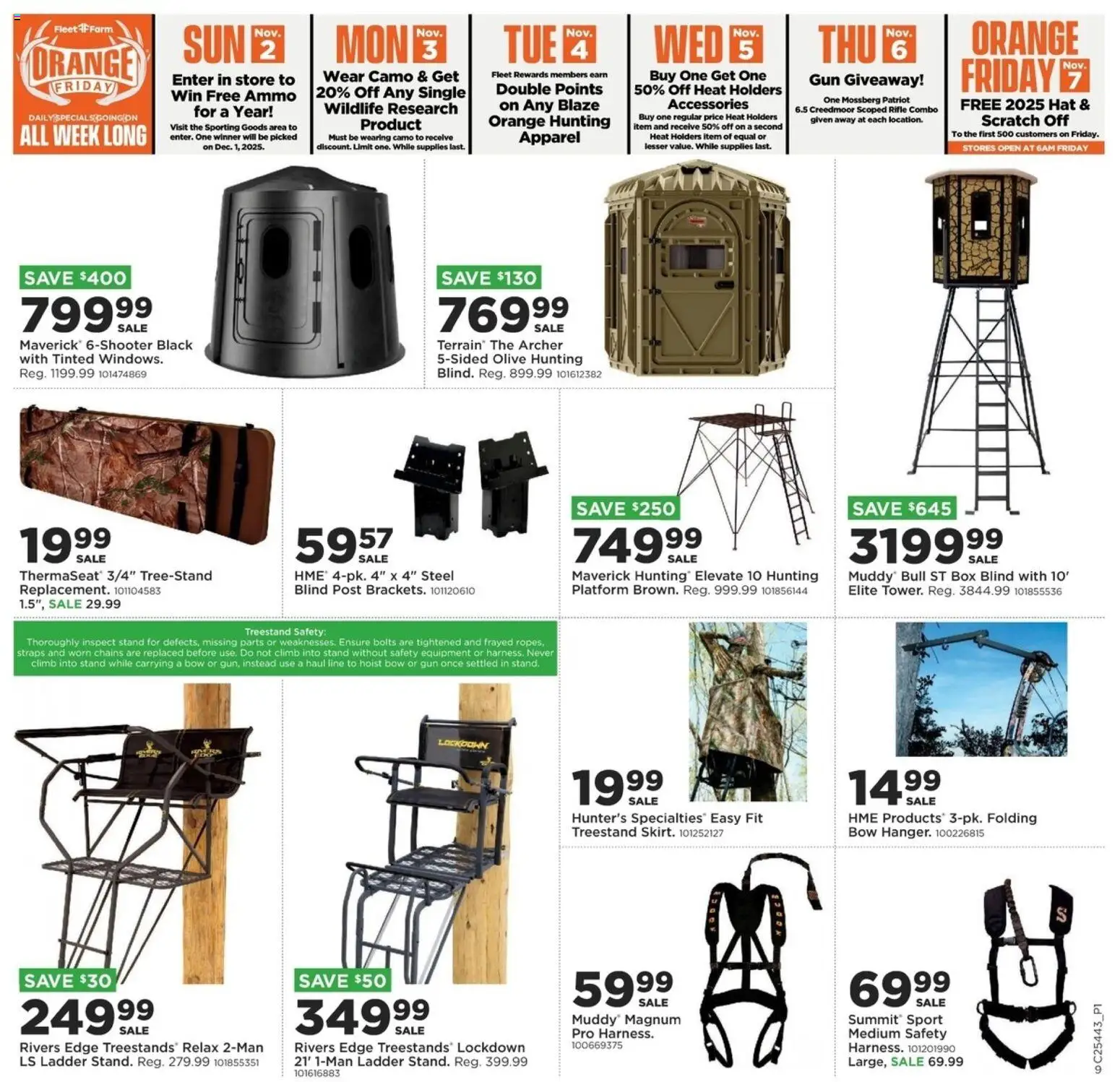 Mills Fleet Farm Hunt Week Rapid City - valid from 30.10.2025 | Page: 9 | Products: Ladder, Hat, Ammo, Rifle
