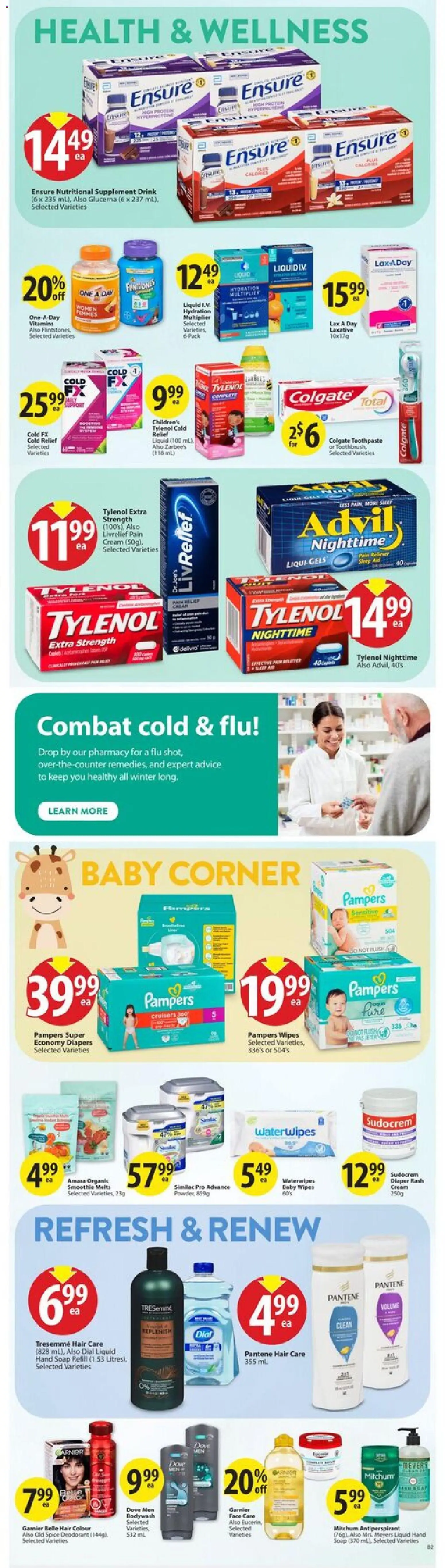 Save on foods flyer valid from 06.11.2025 | Page: 24 | Products: Cream, Soap, Antiperspirant, Toothpaste