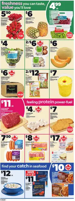 Preview of Independent Grocer flyer - NS from shop Independent Grocer valid from 22.01.2026 | Page: 3 | Products: Pineapple, Salad, Potatoes, Chicken