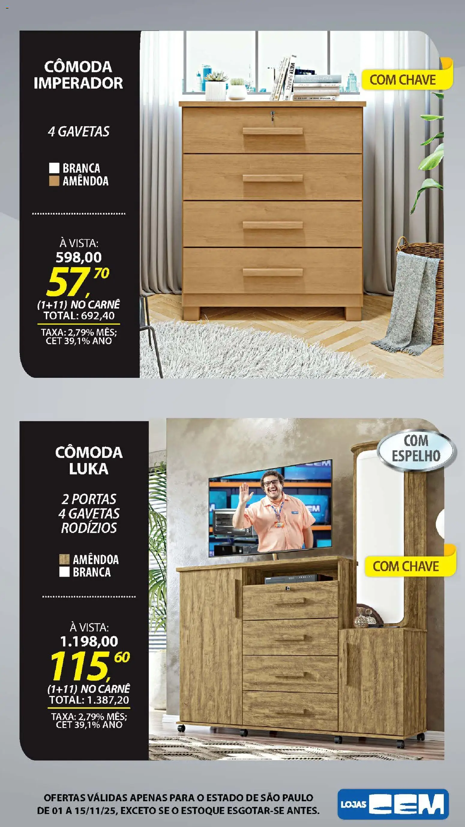 Lojas Cem Folheto - válido de 01.11.2025 | Página: 108