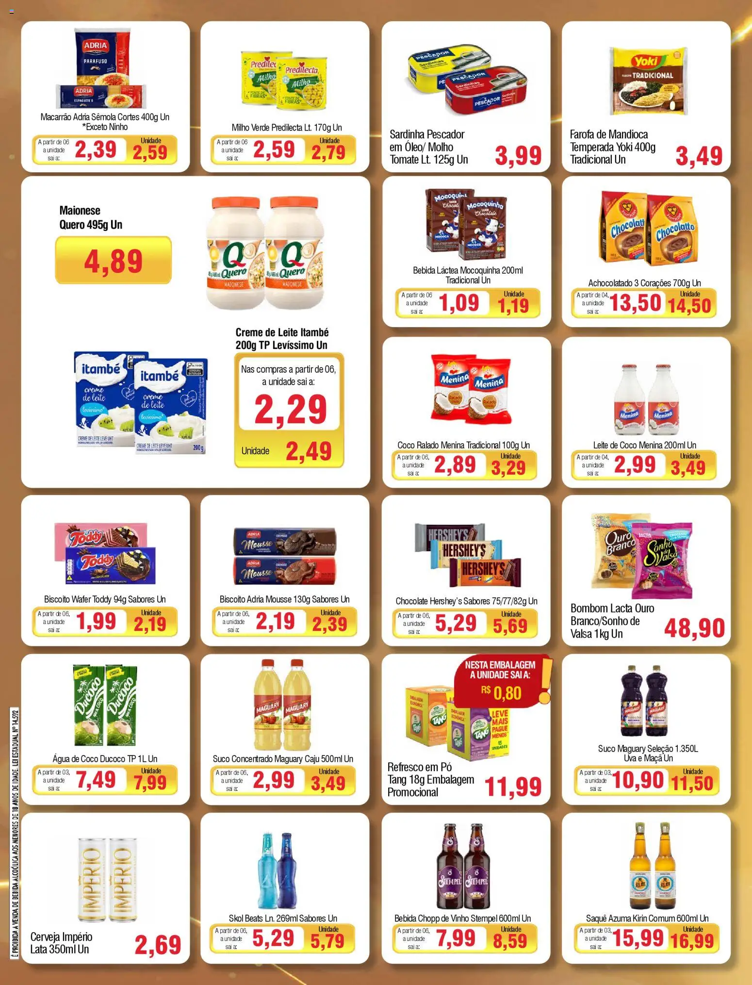 Spani Atacadista Folheto - válido de 18.11.2025 | Página: 3 | Produtos: Caju, Pó, Saquê, Bebida