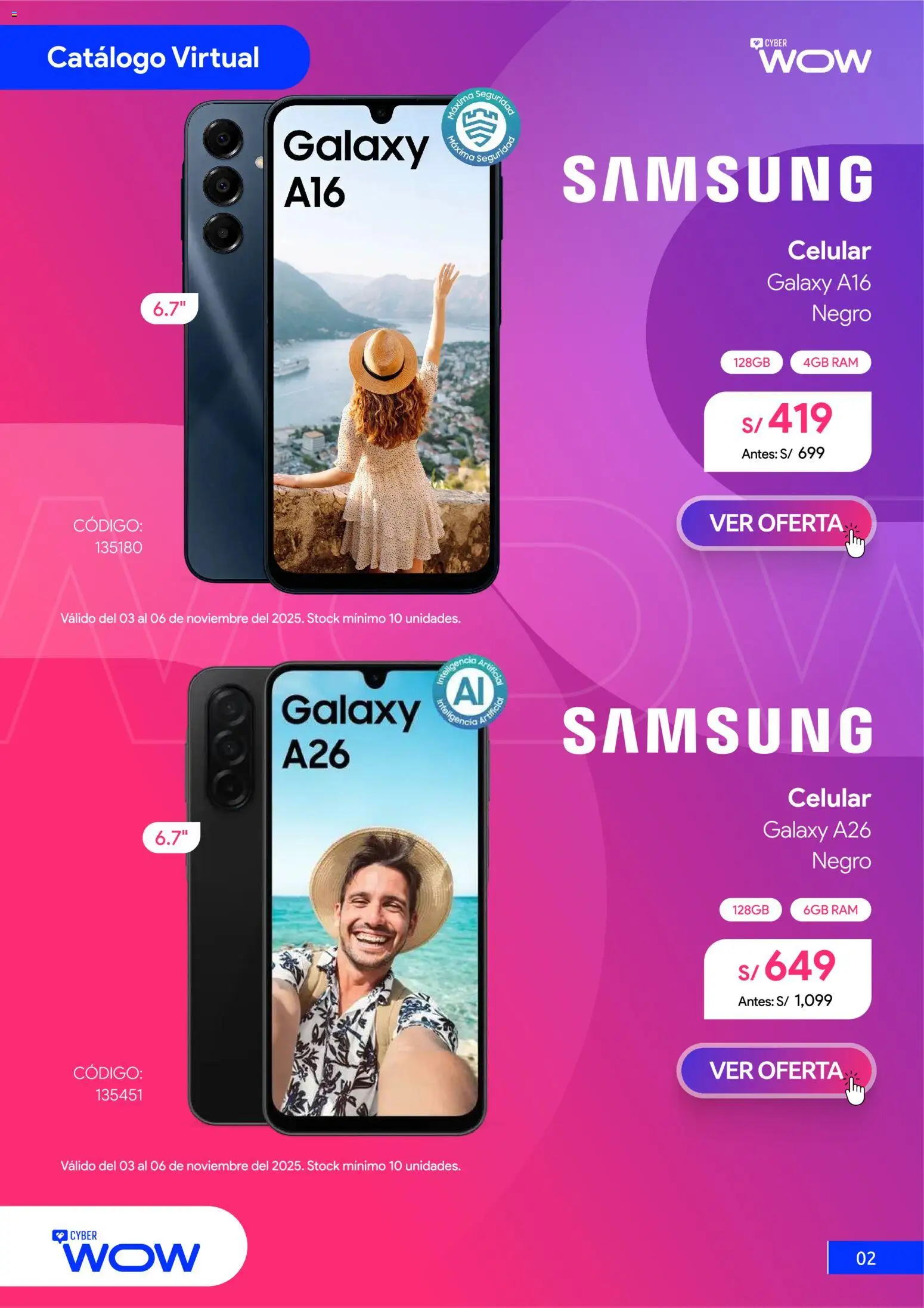 Catálogo Hiraoka válido desde 03.11.2025 | Página: 3 | Productos: Celular