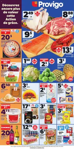 Preview of Provigo weekly flyer / circulaire from shop Provigo valid from 09.10.2025